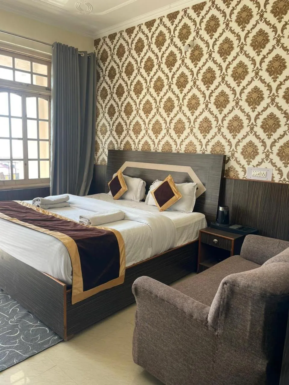 Bed in Sky Pie hotel