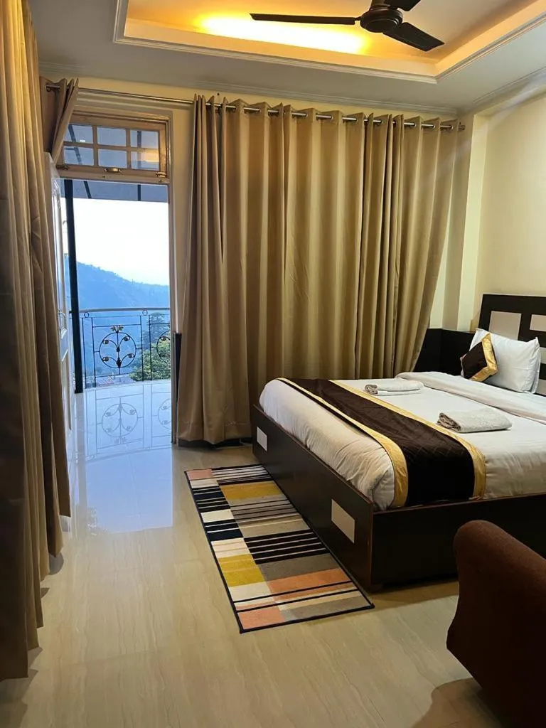 Bed in Sky Pie hotel