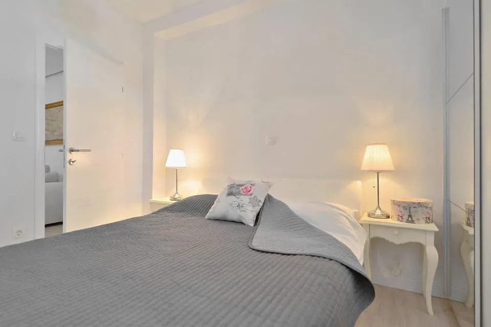 Bedroom, Bed in Luxury Apartment Split