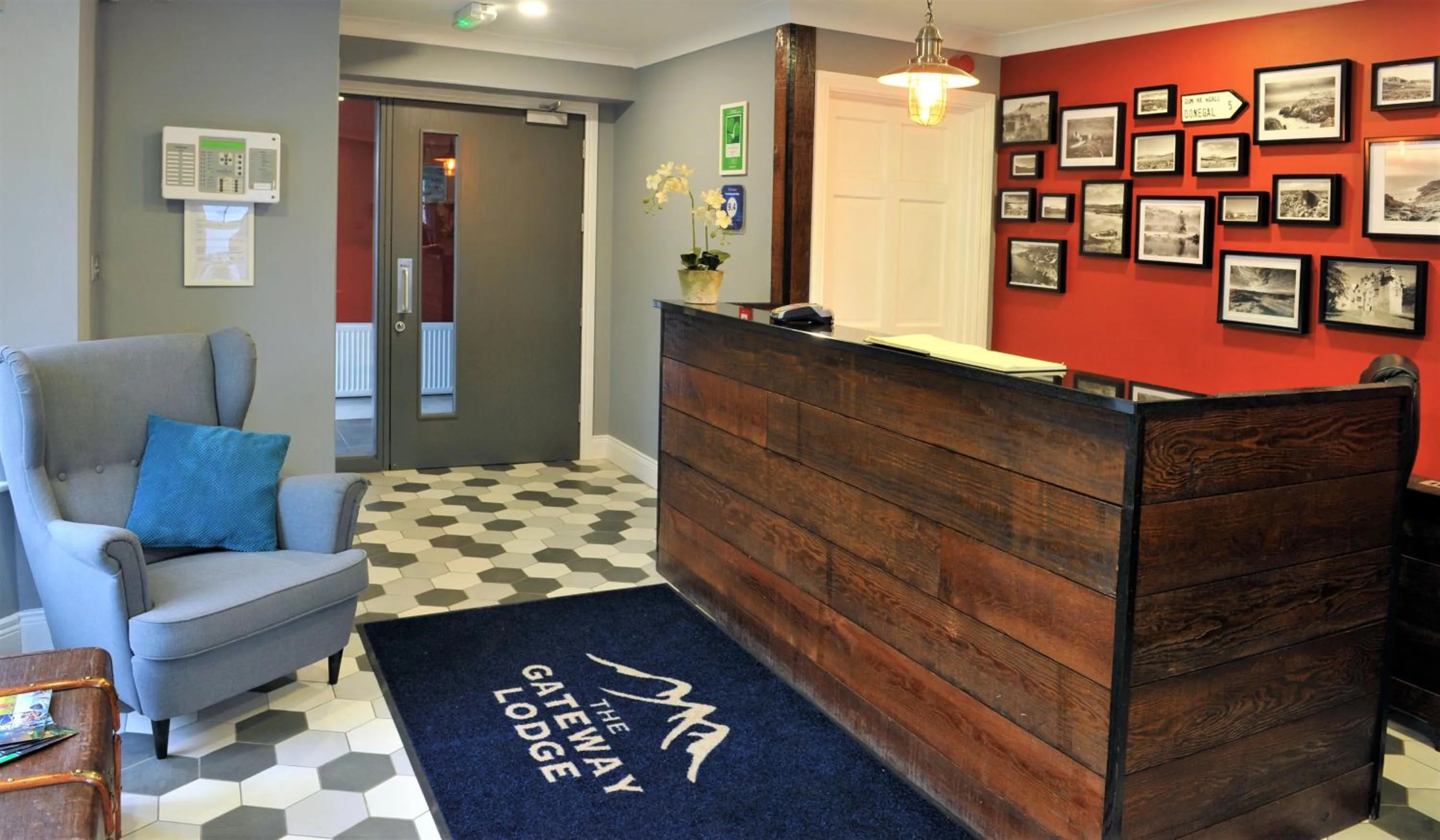 Lobby or reception in The Gateway Lodge