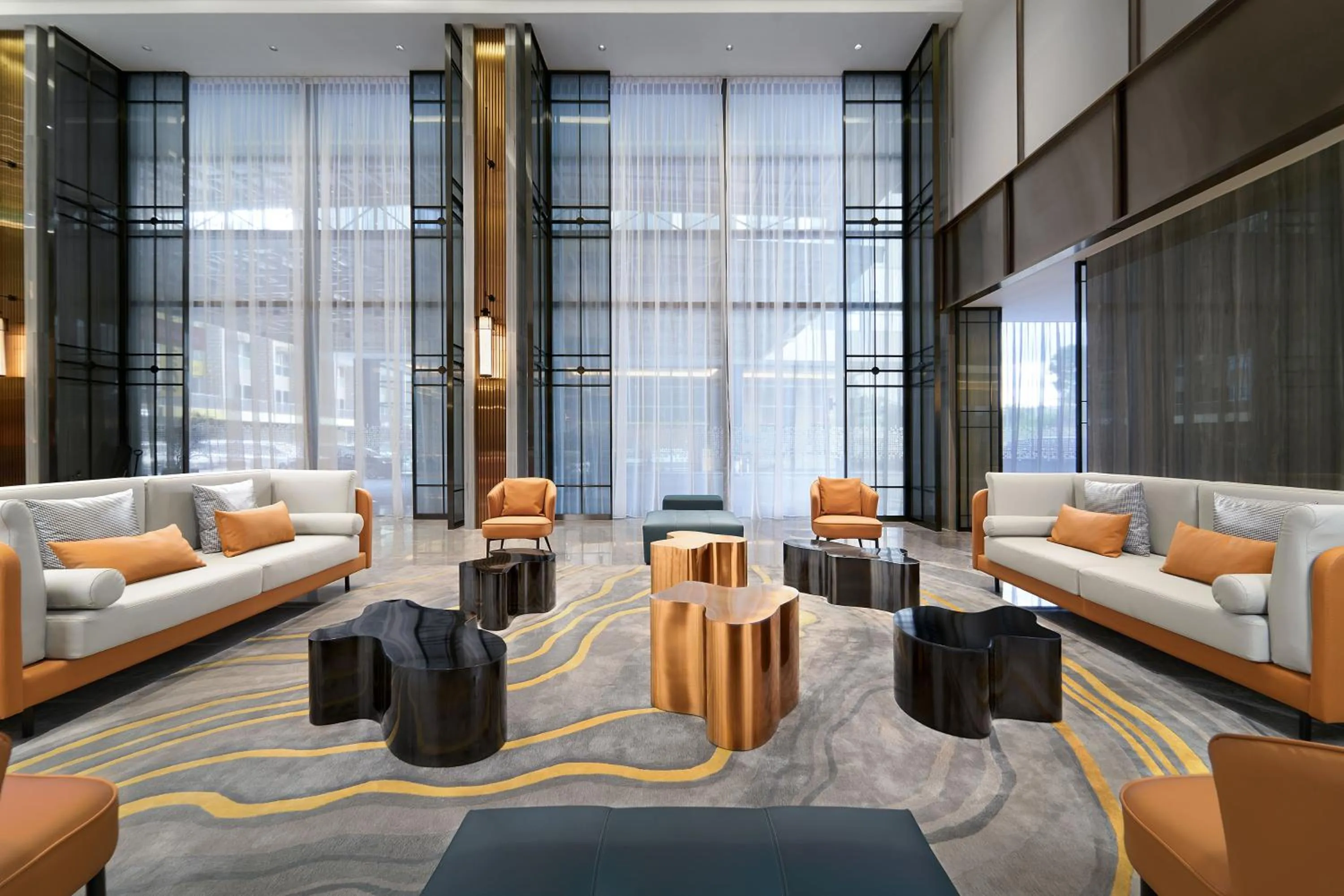 Lobby or reception in HARRIS Hotel & Suites Nagoya Batam