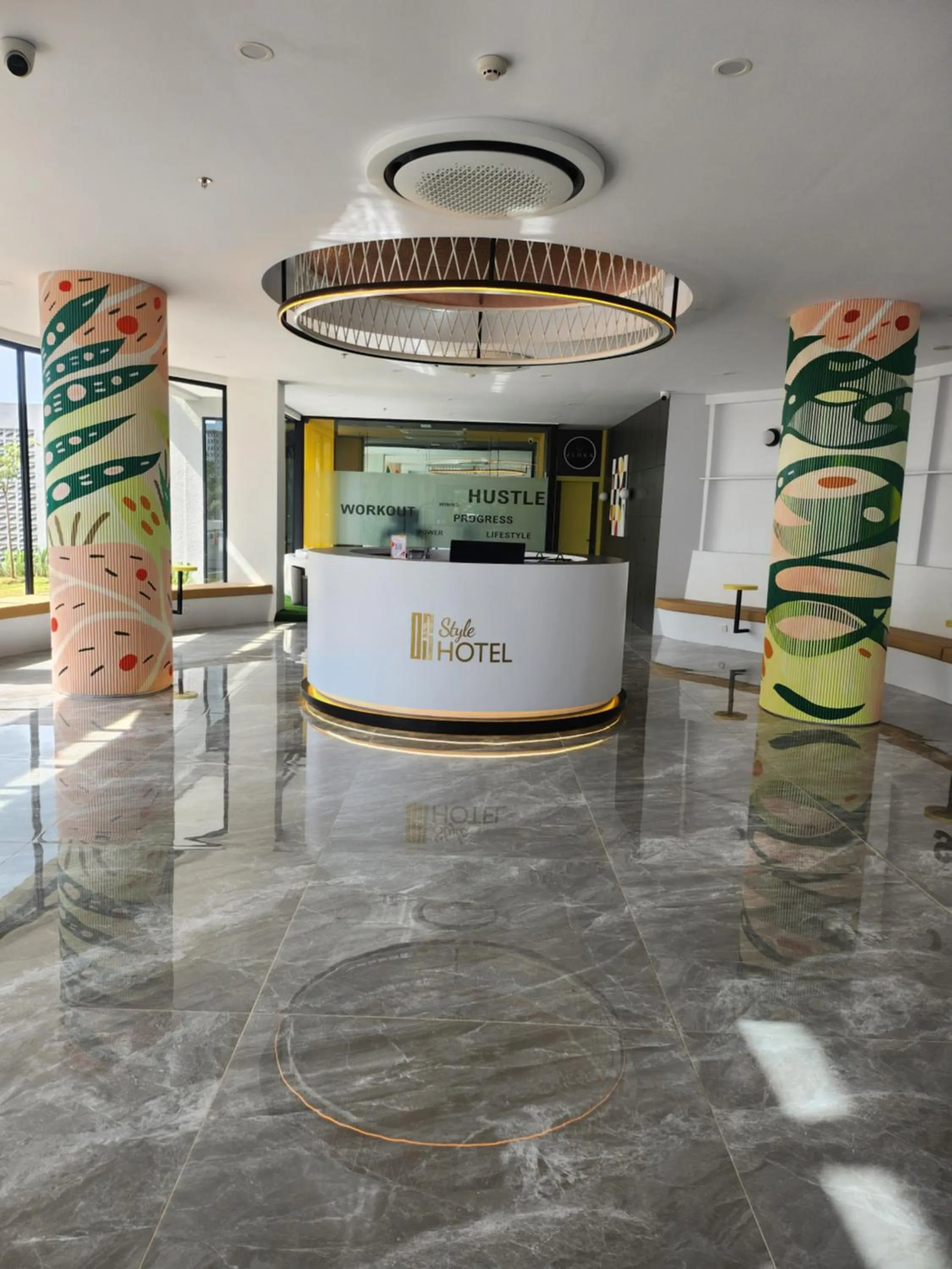 Lobby or reception in OS Style Hotel Batam Centre