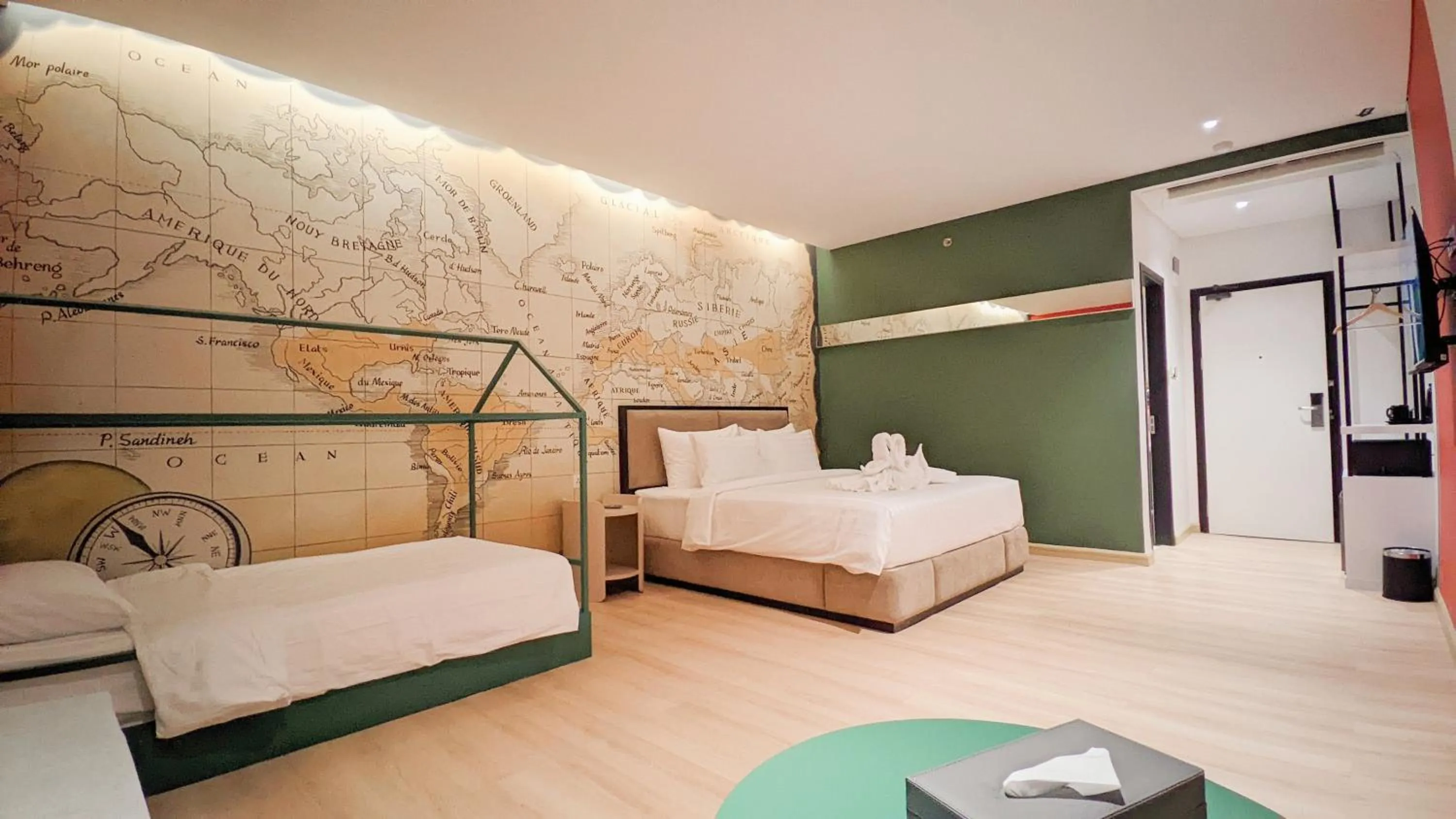 Bedroom, Bed in OS Style Hotel Batam Centre