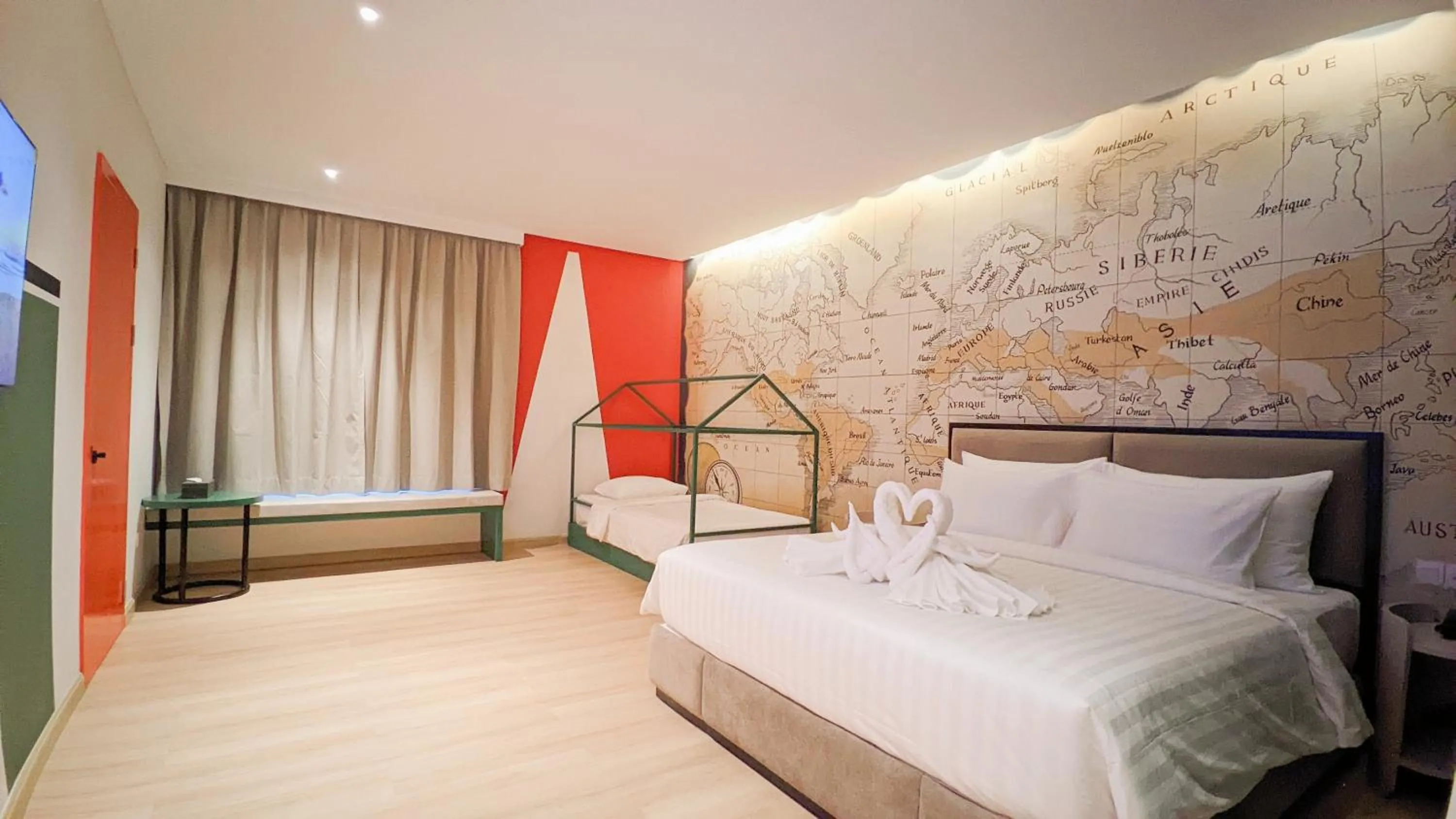 Bedroom, Bed in OS Style Hotel Batam Centre