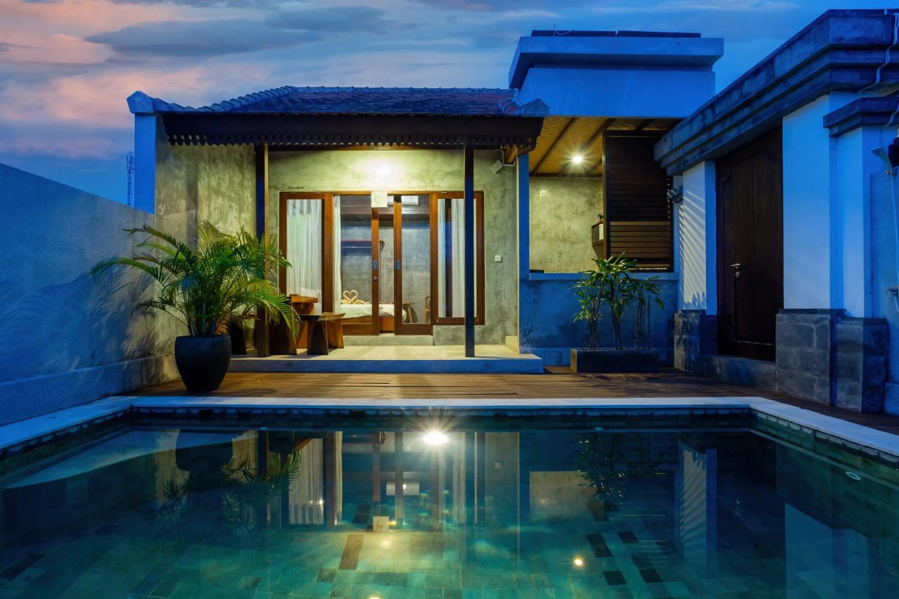 Balcony/Terrace in Om Villas Kedungu
