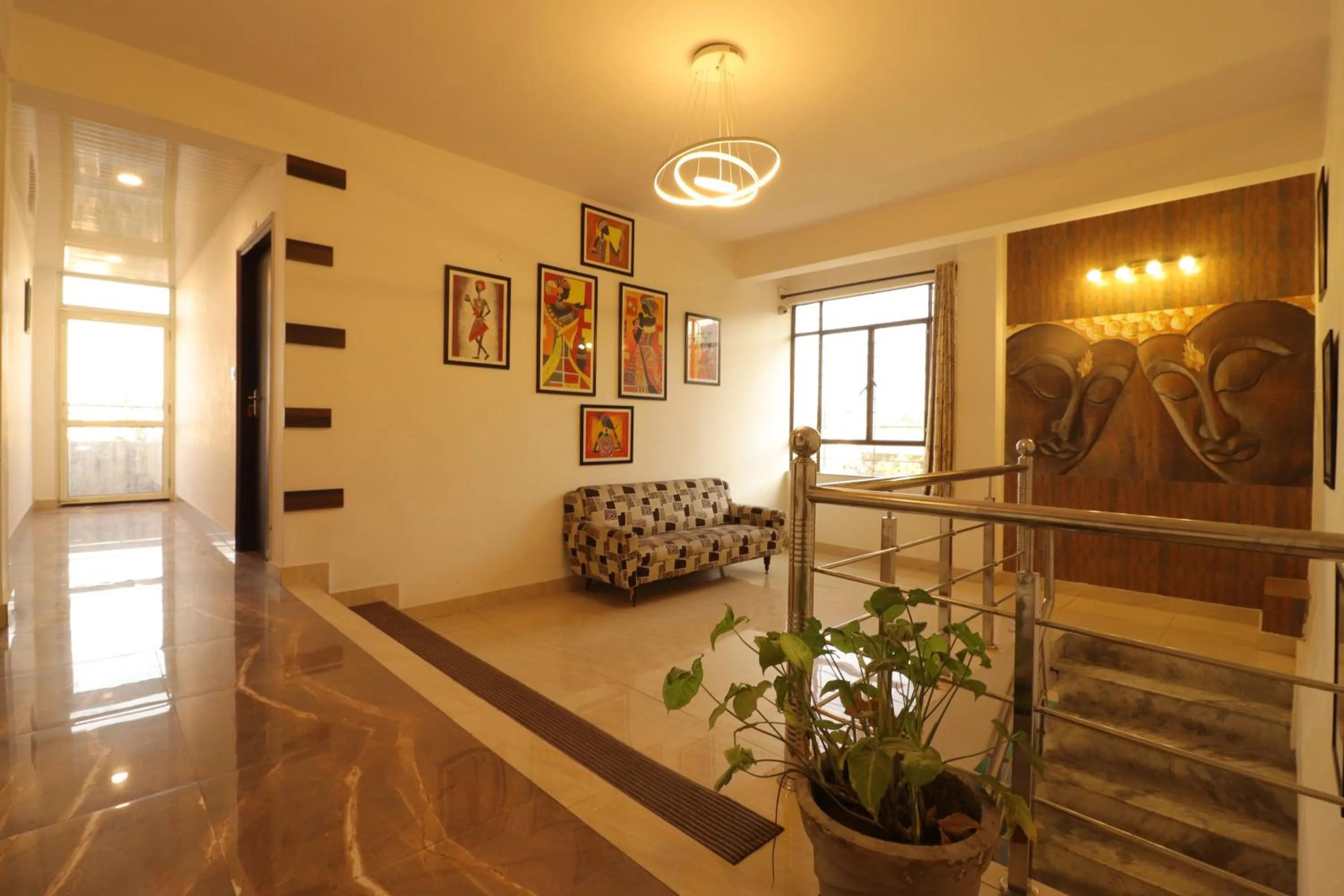Seating area in Welcome Olives