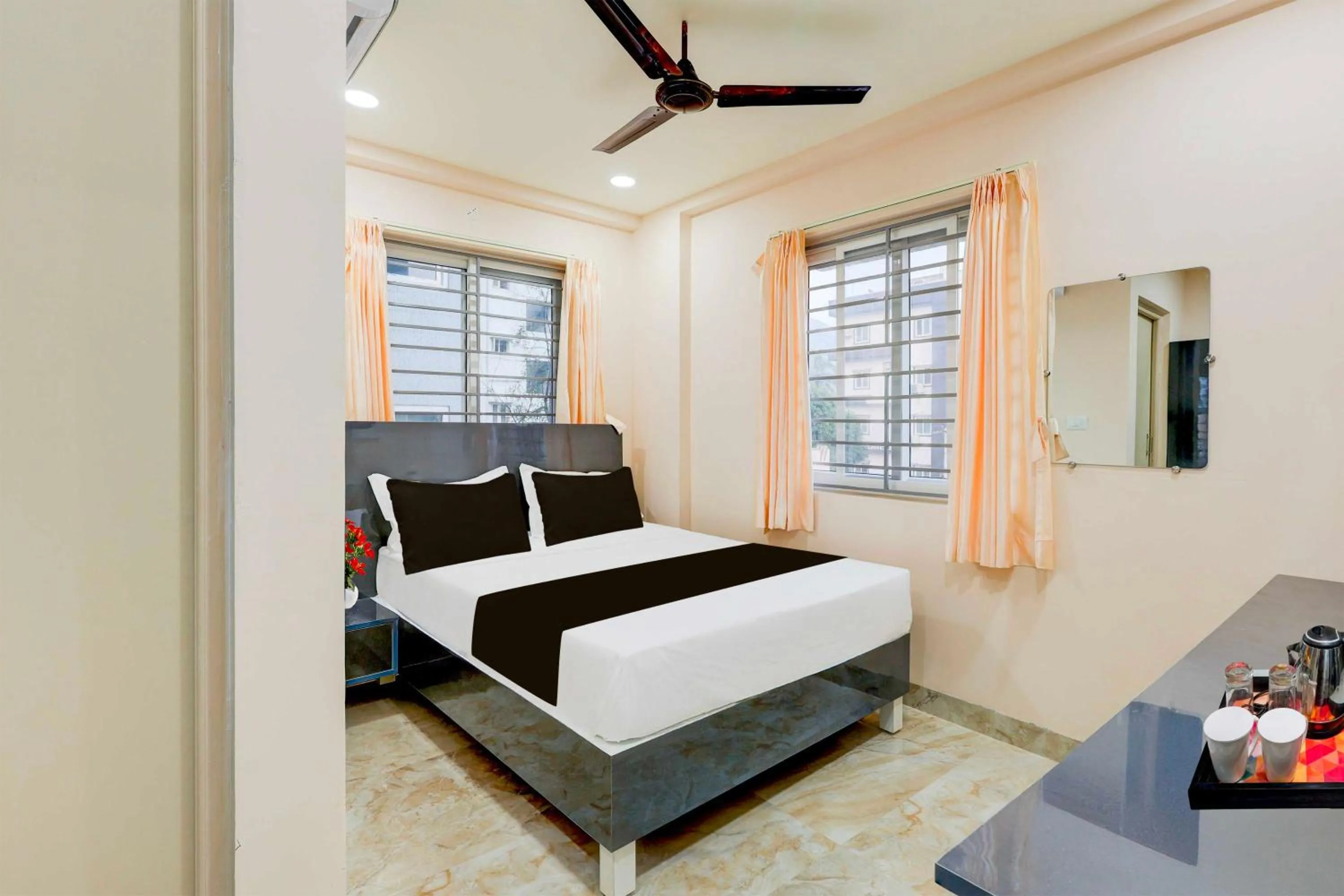 Bedroom, Bed in Townhouse Visakhapatnam Lumbini Park