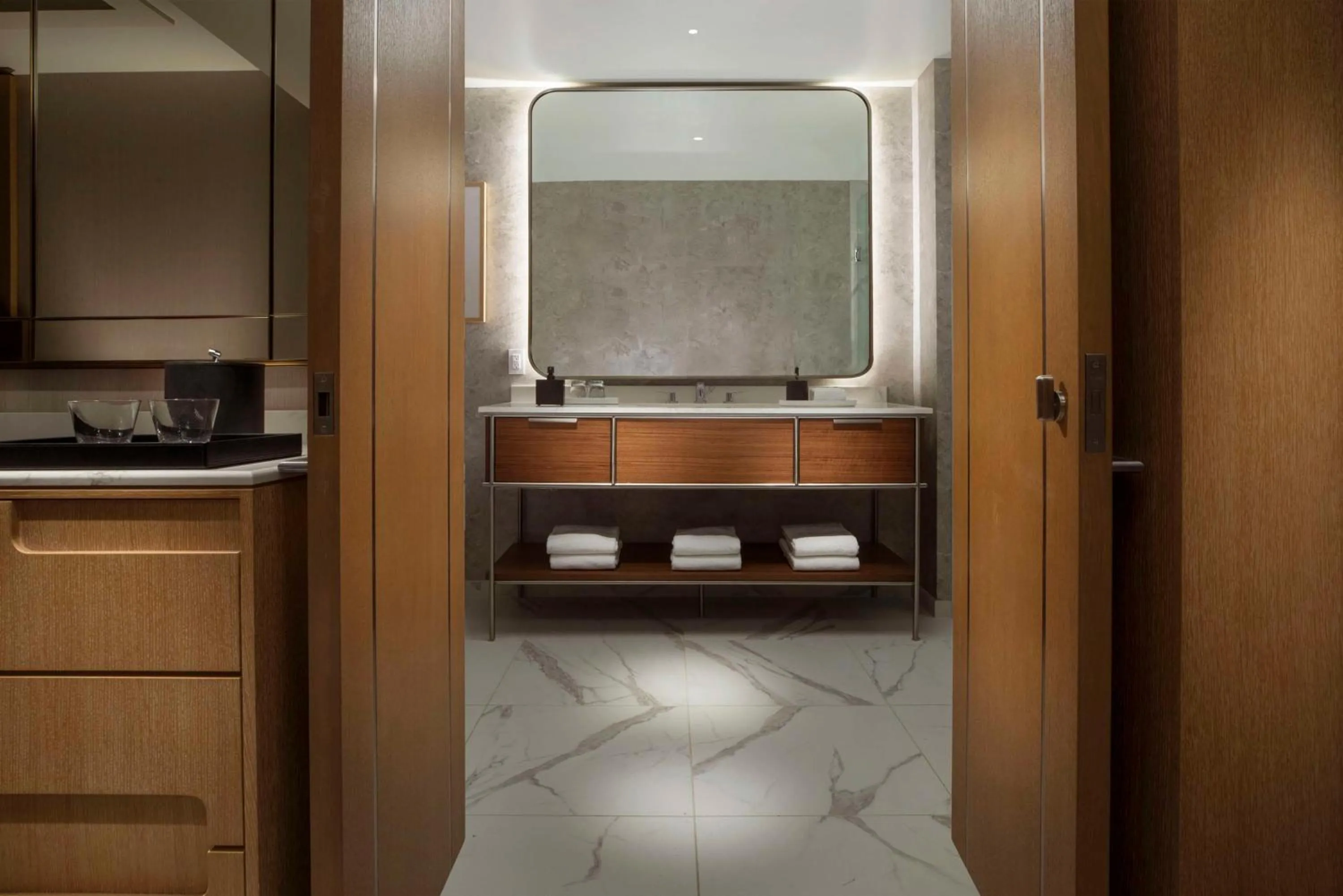 Bathroom in Hilton Arcadia Los Angeles