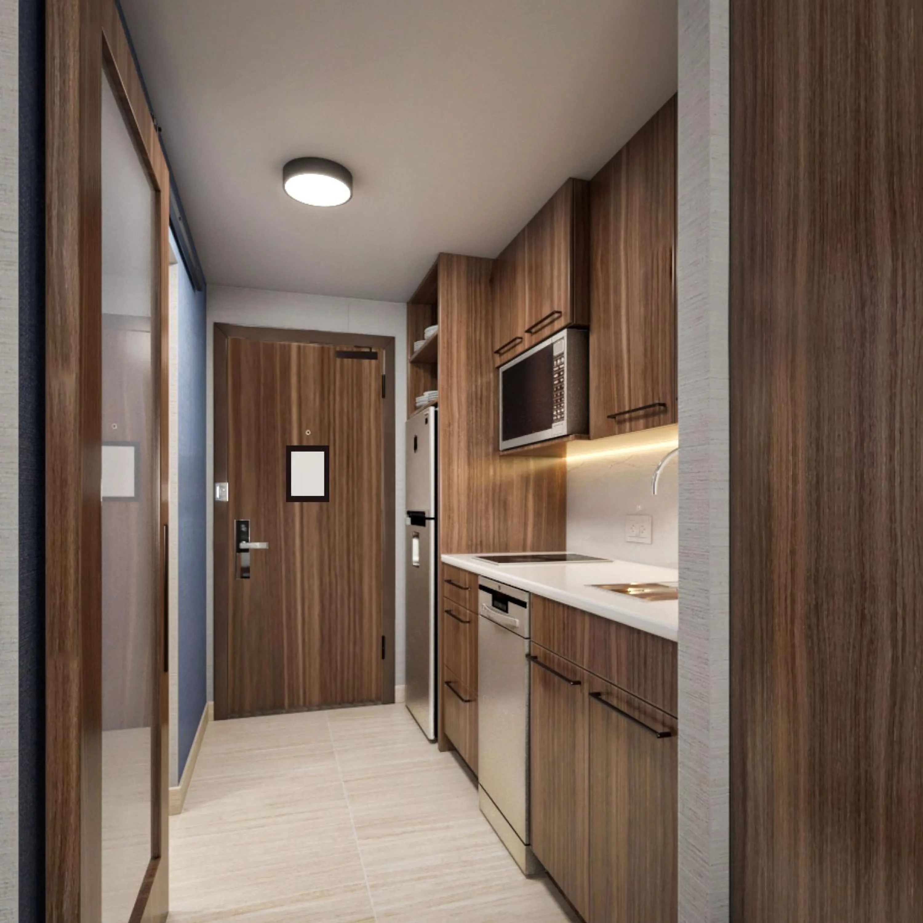 Kitchen or kitchenette in Homewood Suites By Hilton Saltillo