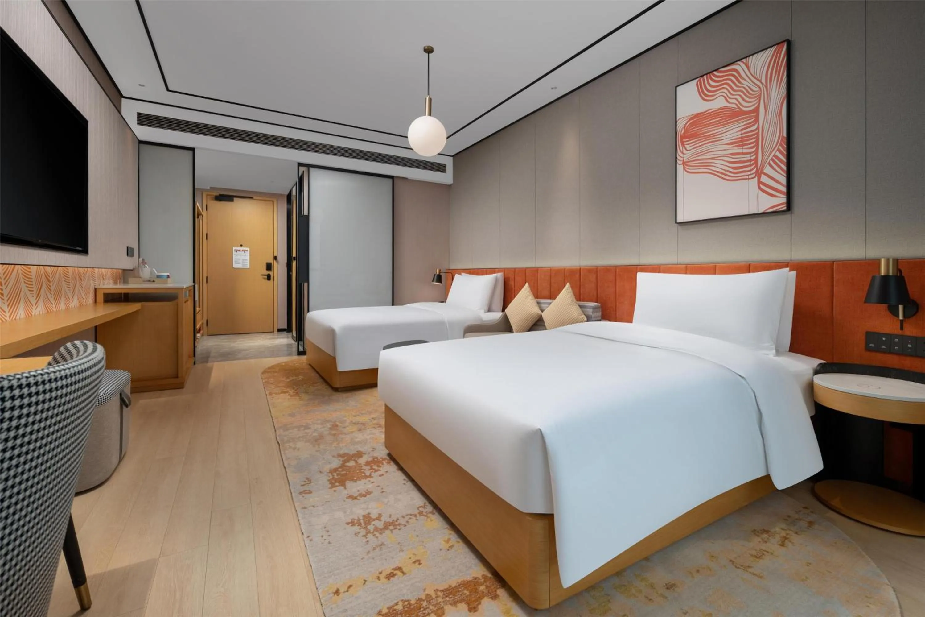 Bed in Hilton Garden Inn Taizhou Xinghua