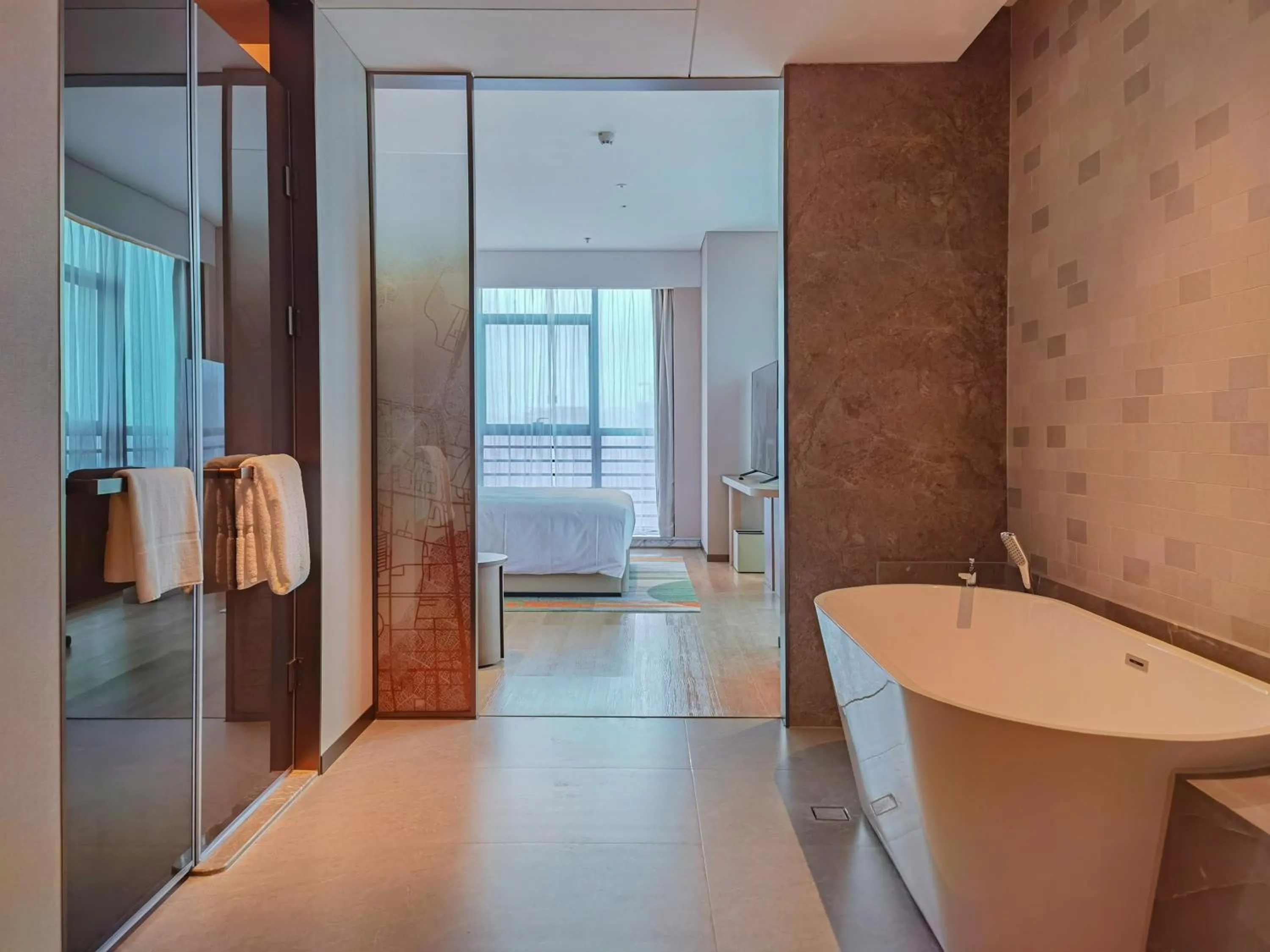 Bathroom in Hilton Garden Inn Zhongshan South