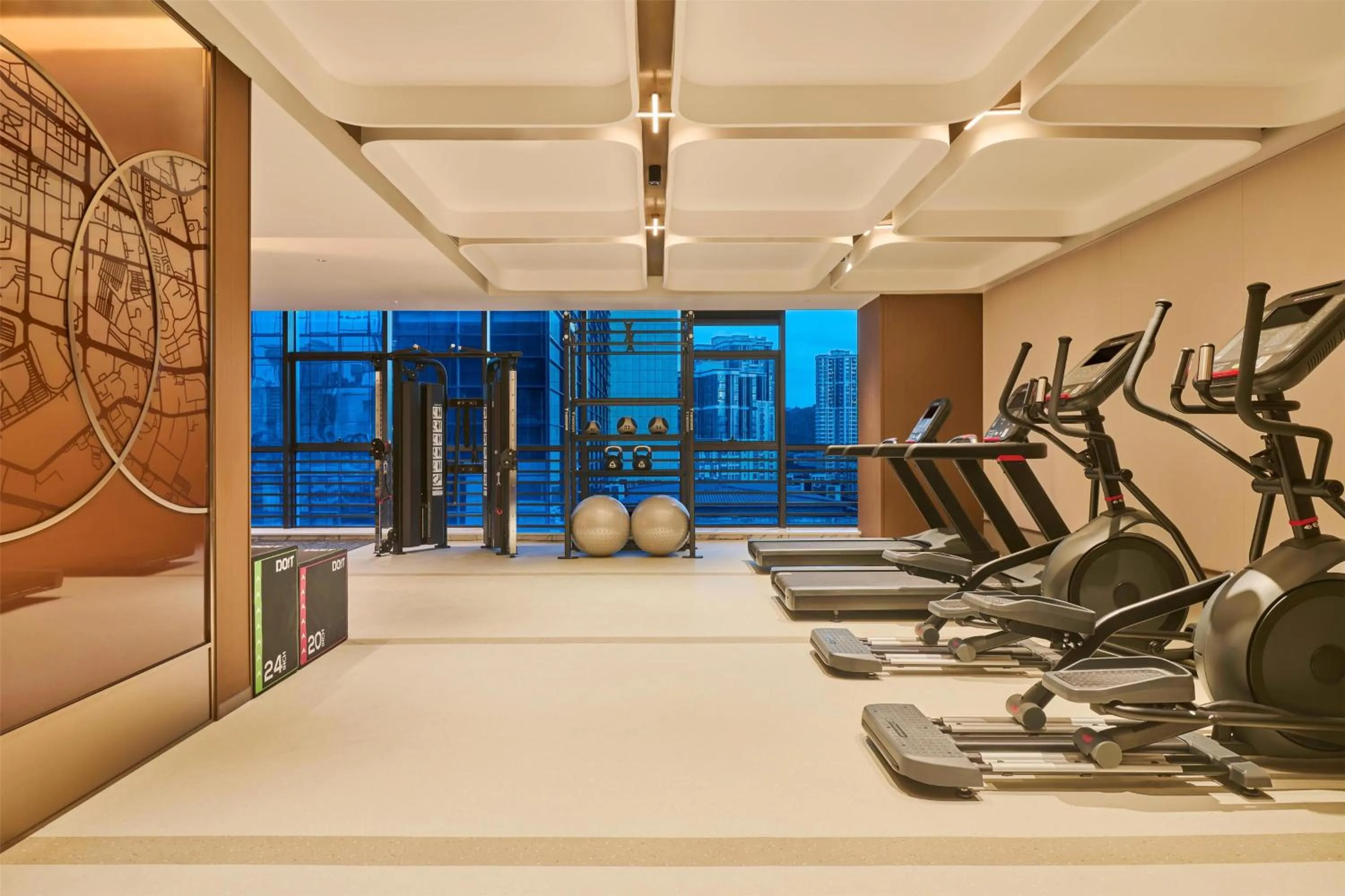 Fitness centre/facilities in Hilton Garden Inn Zhongshan South