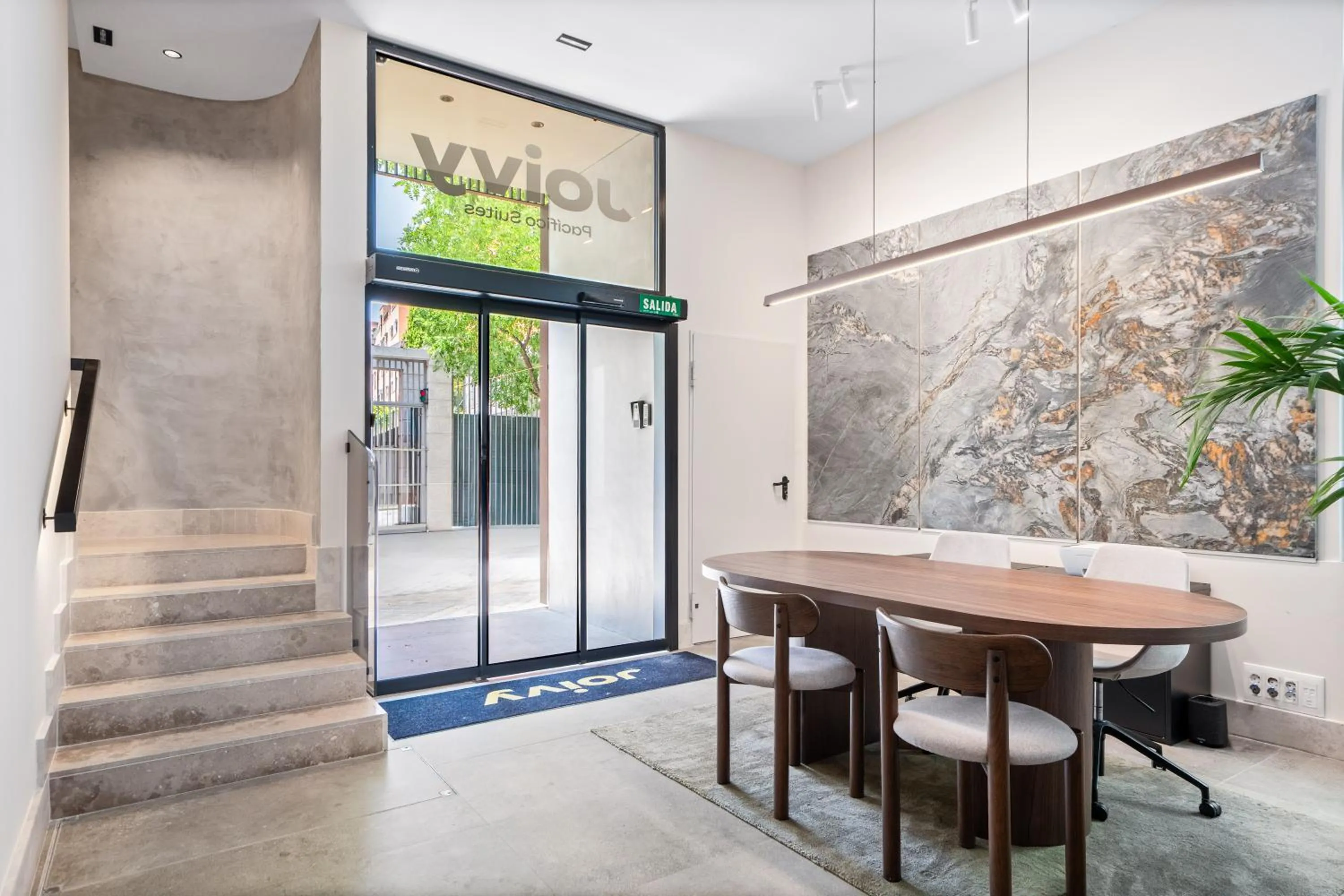 Facade/entrance in Pacifico Suites near Retiro