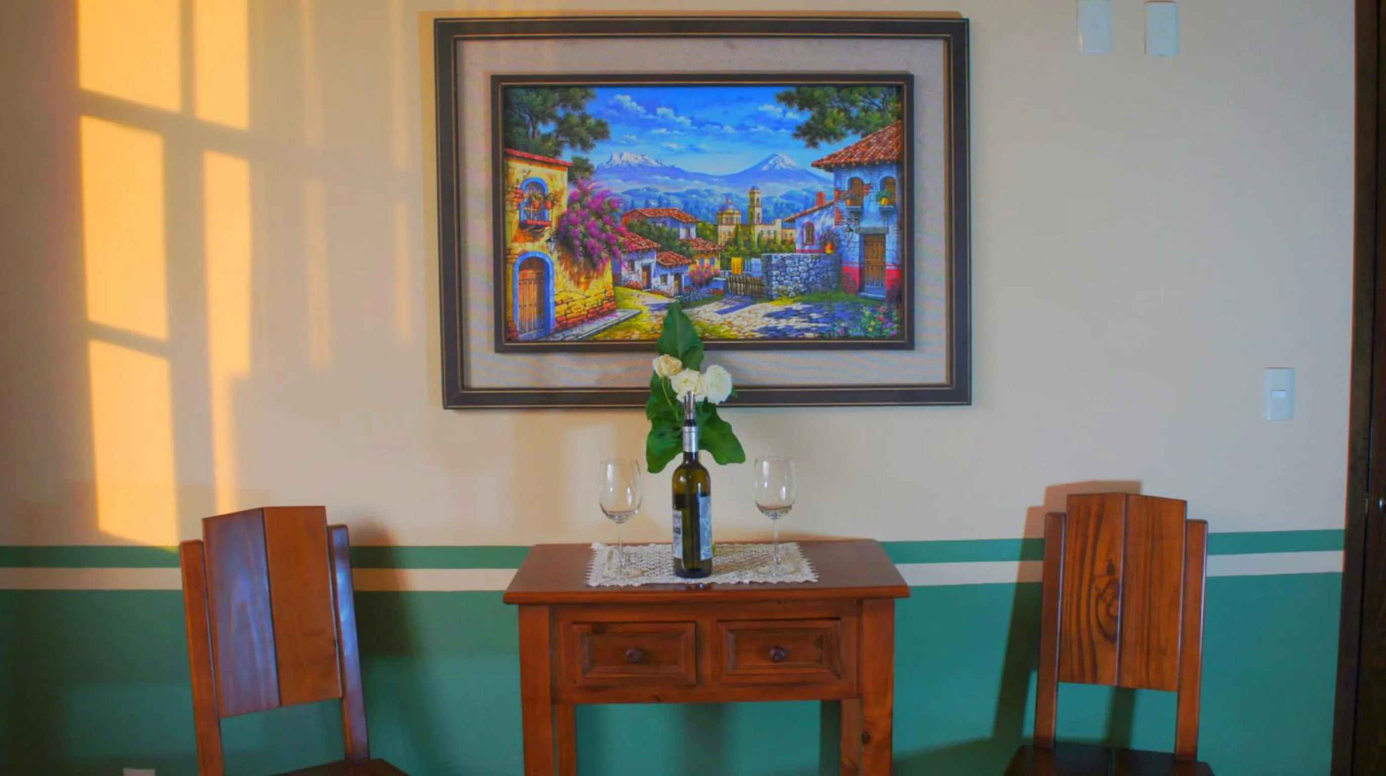 Seating area in Quinta GYO