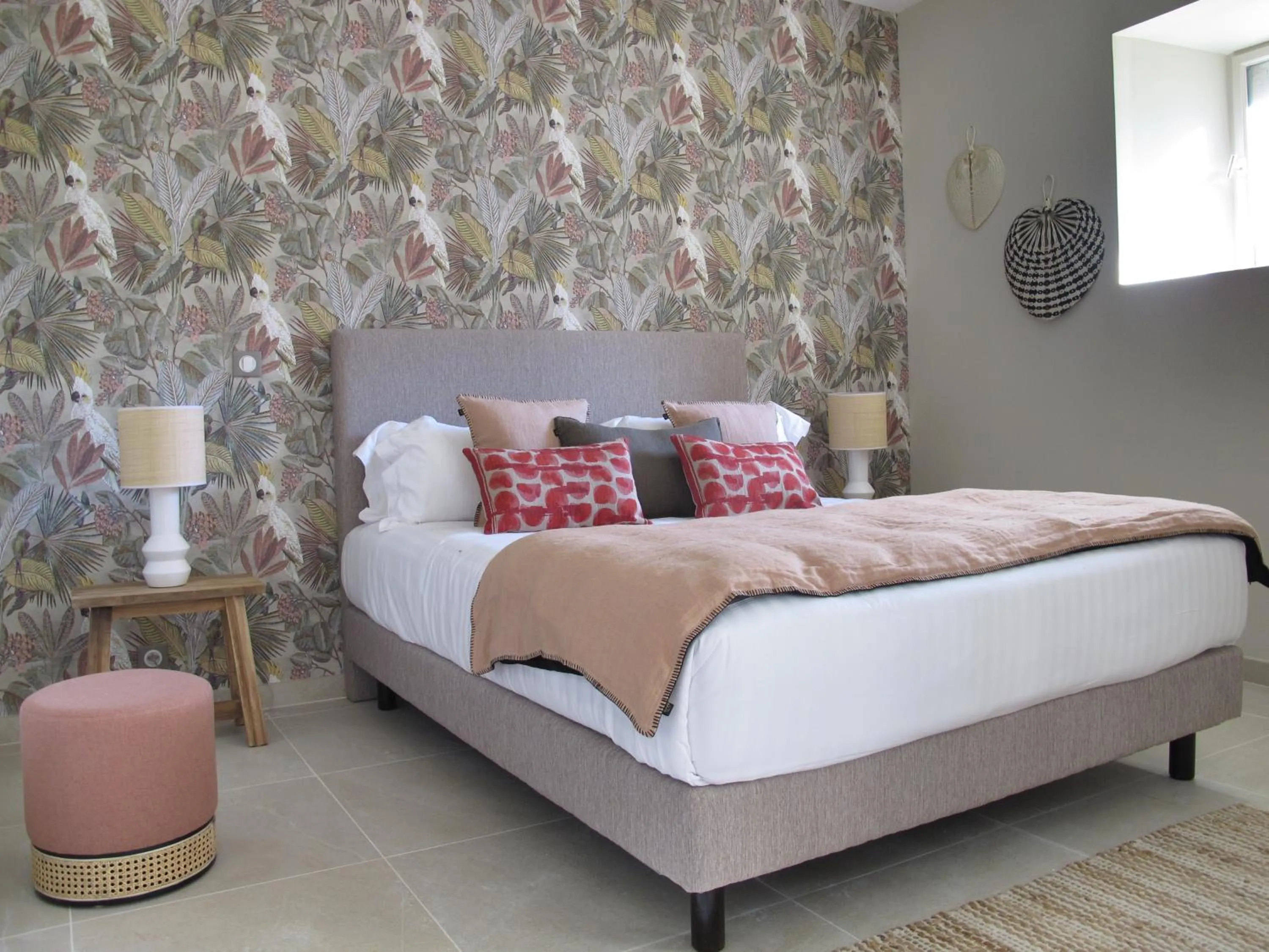 Bedroom in La Cour Des Sens