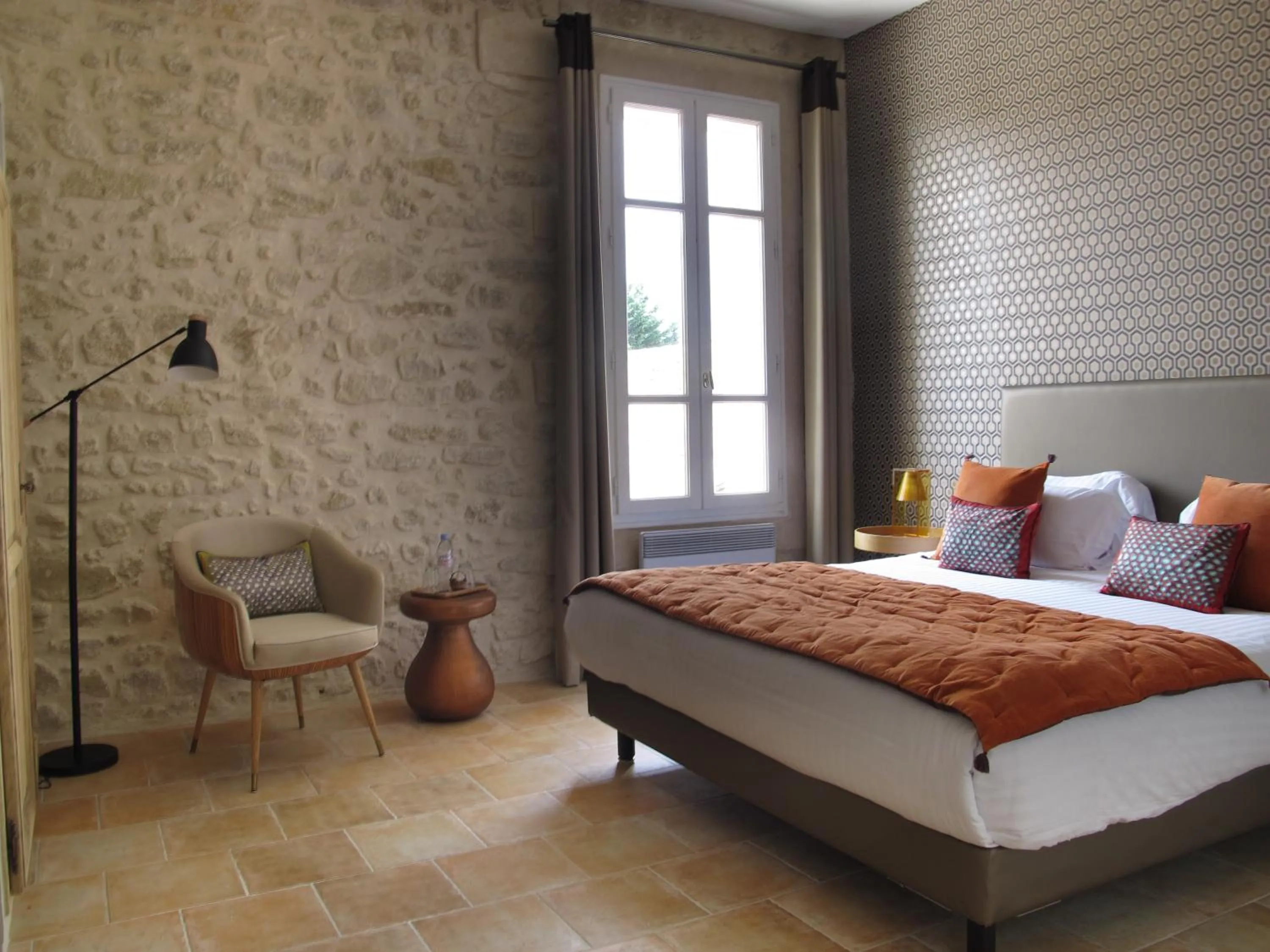 Bedroom in La Cour Des Sens