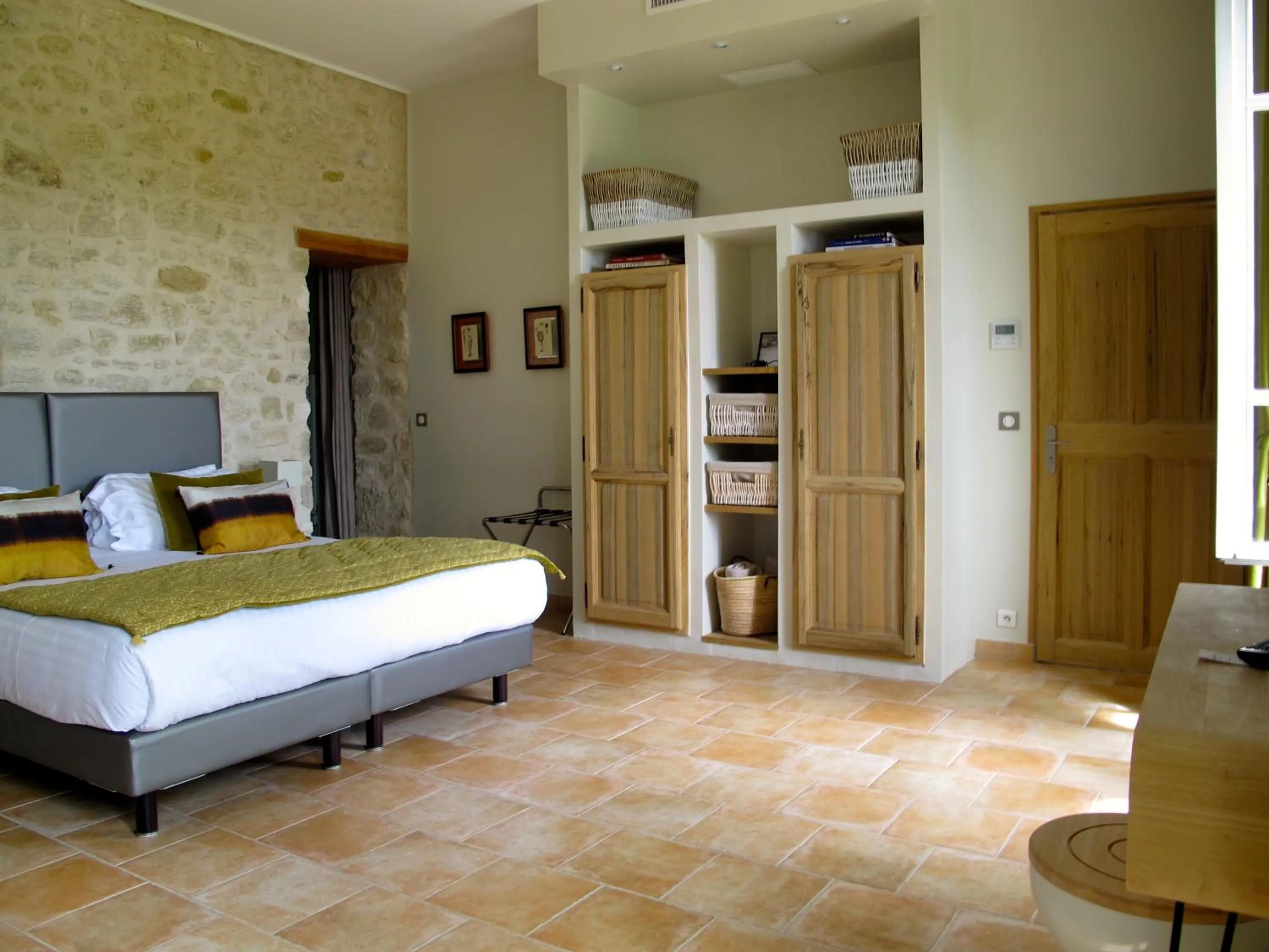 Bedroom in La Cour Des Sens