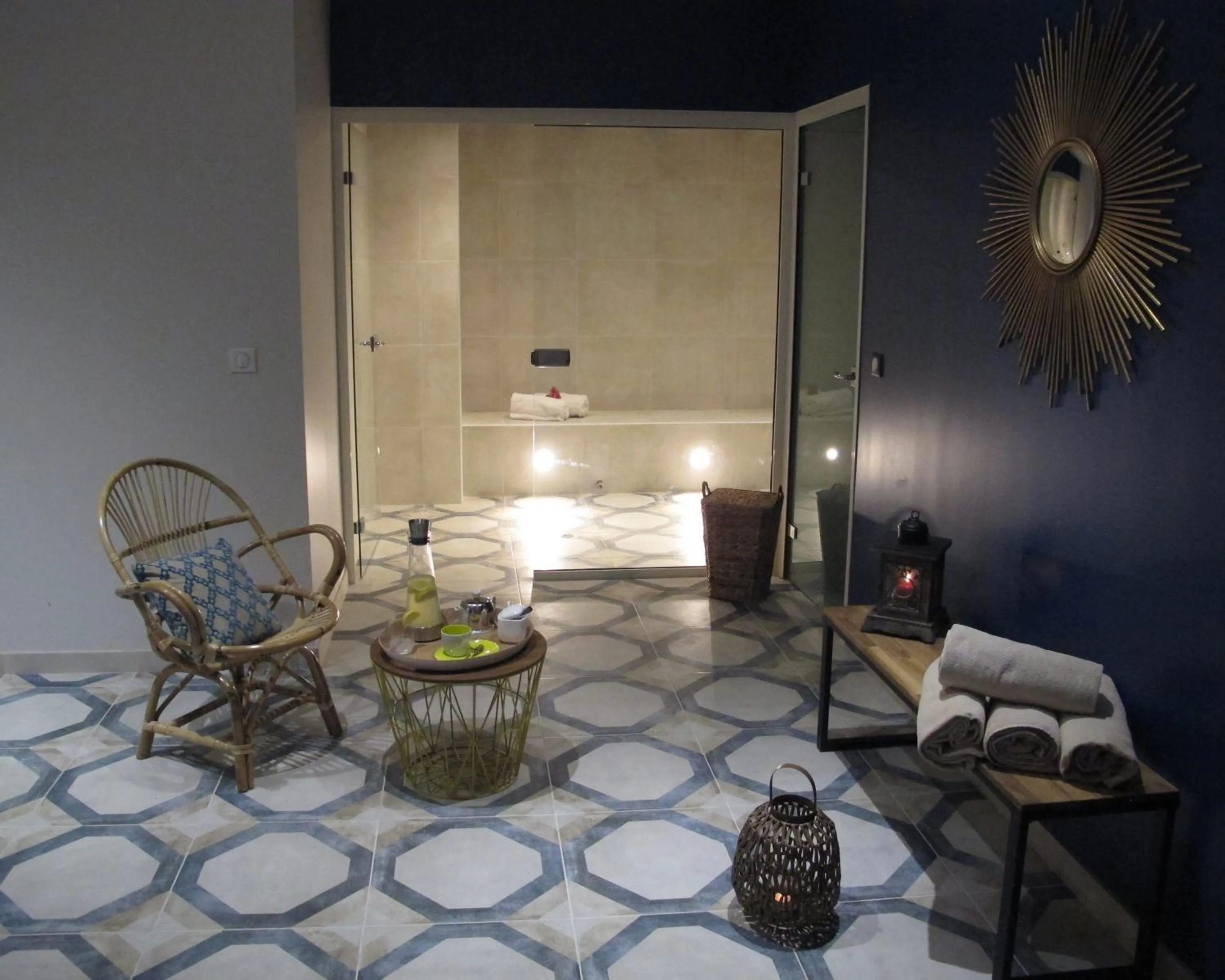 Steam room in La Cour Des Sens