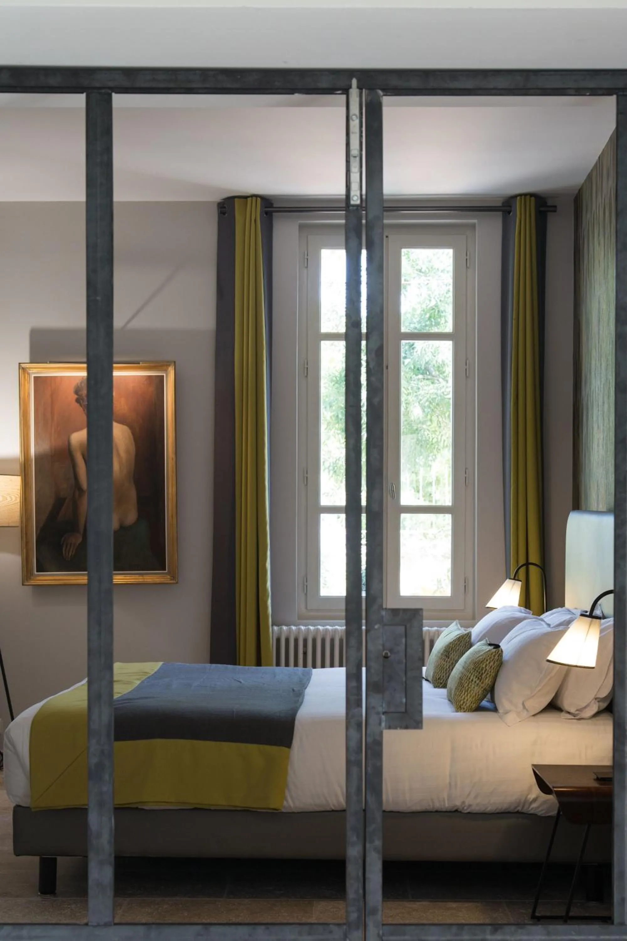 Bedroom in La Cour Des Sens