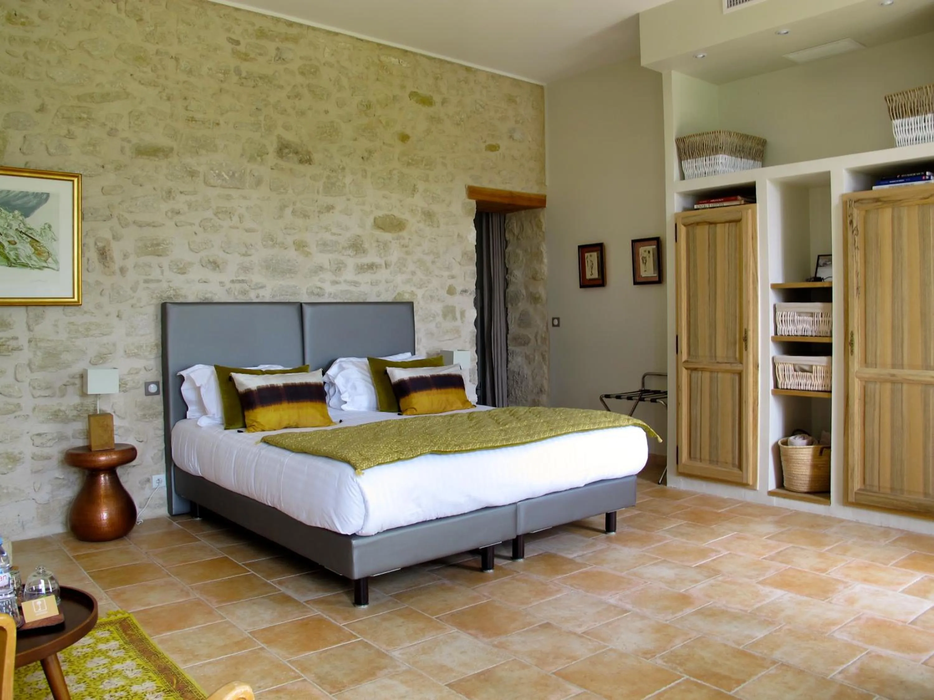 Bedroom in La Cour Des Sens