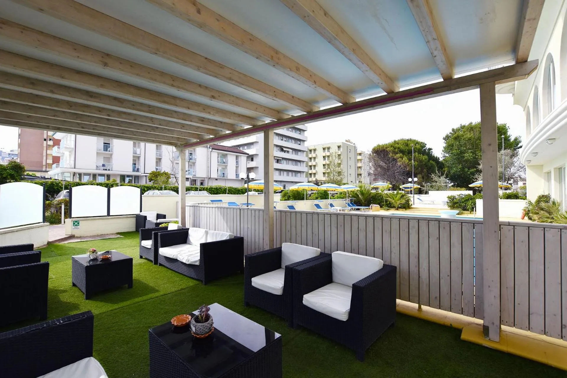 Patio in Hotel Europa