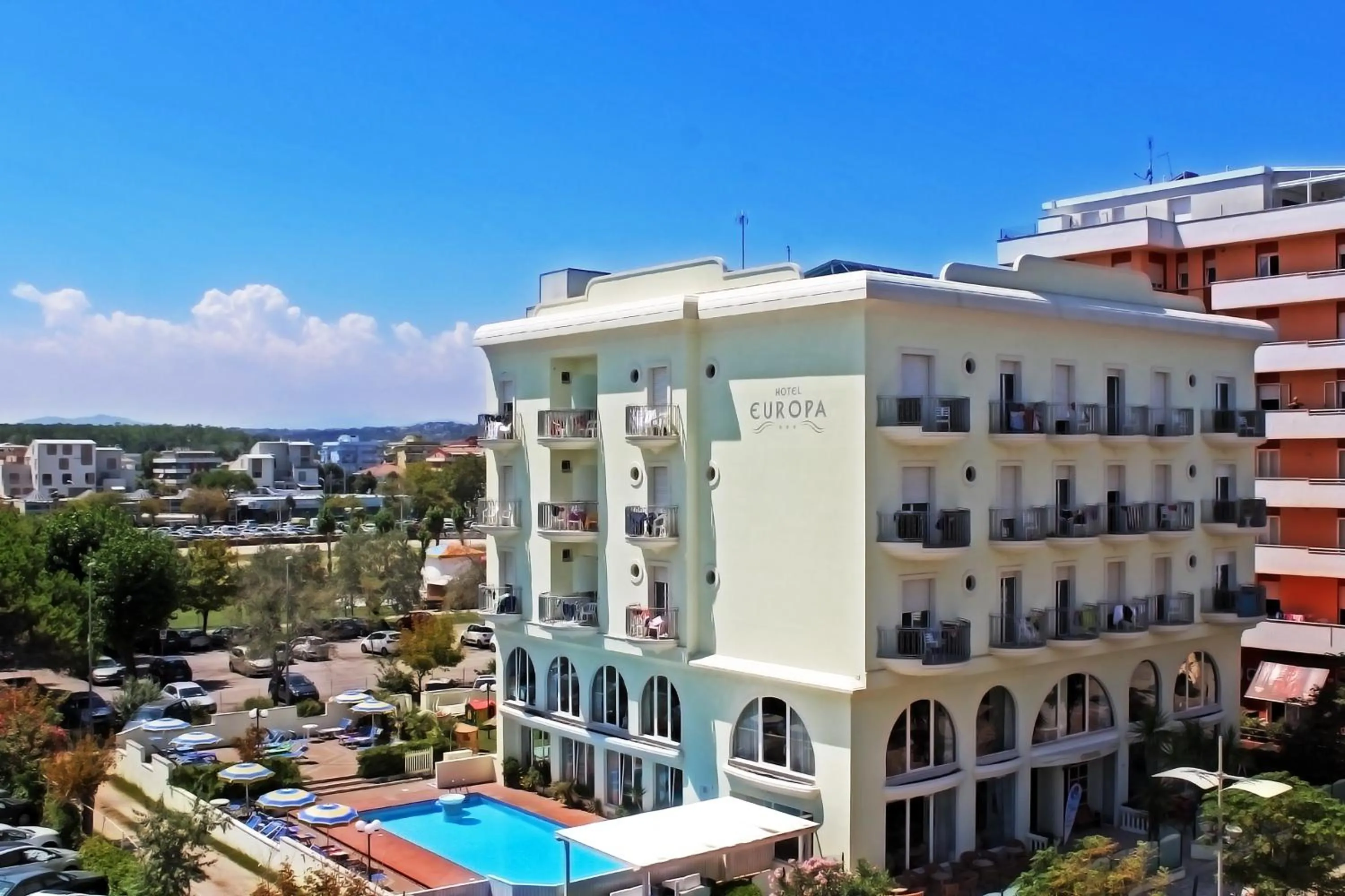 Property building in Hotel Europa