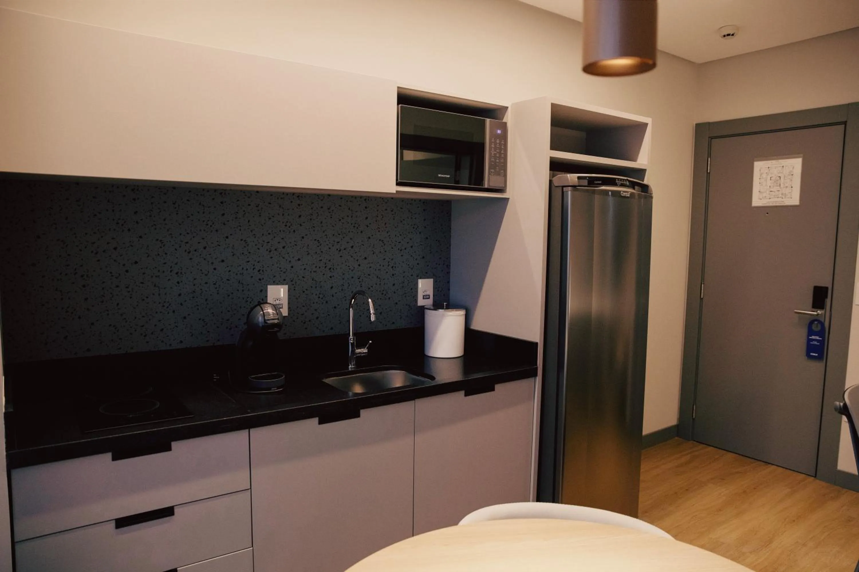 Kitchen or kitchenette, Bed in Nobile Grand Itapema