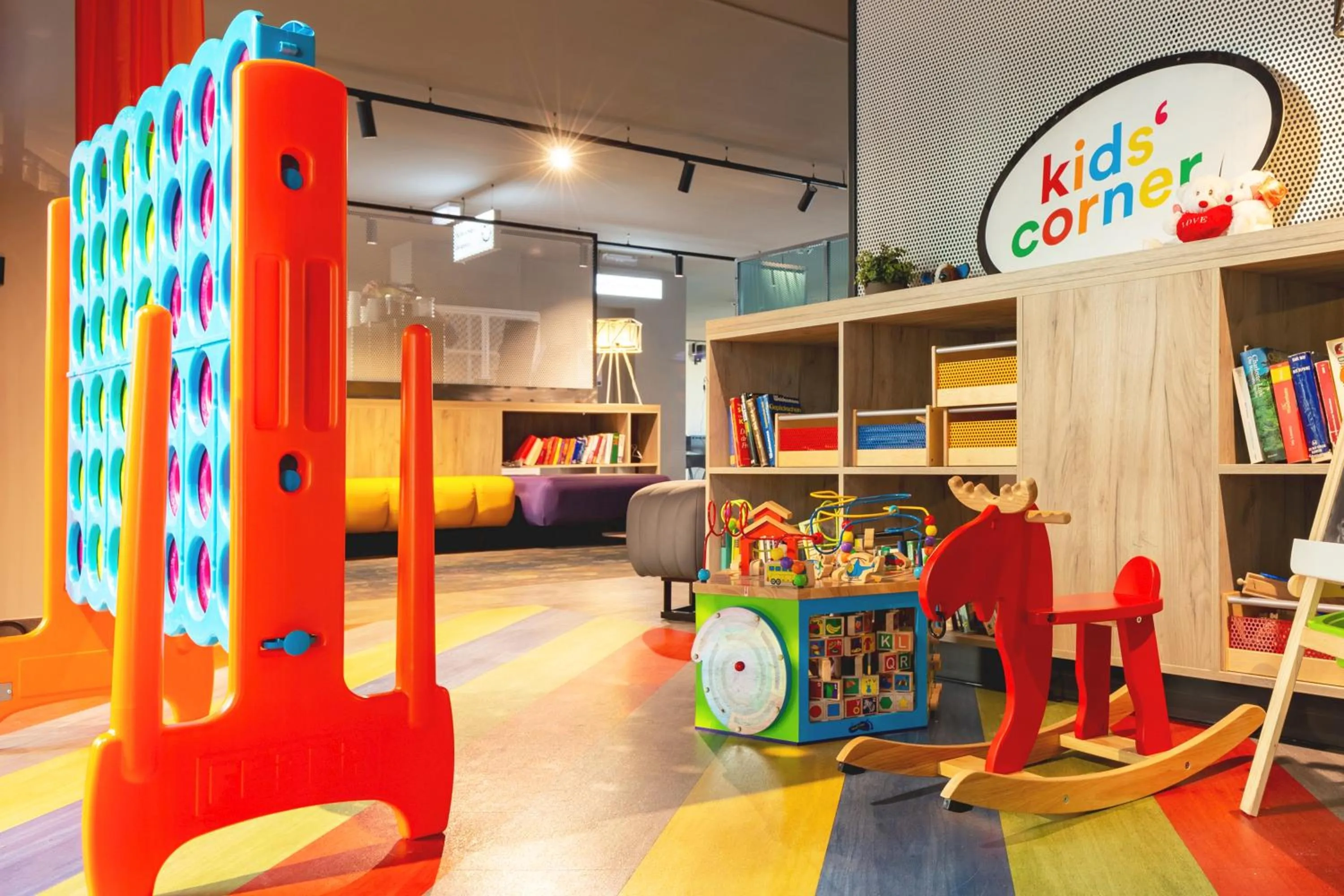 Children play ground in a&o Stuttgart City