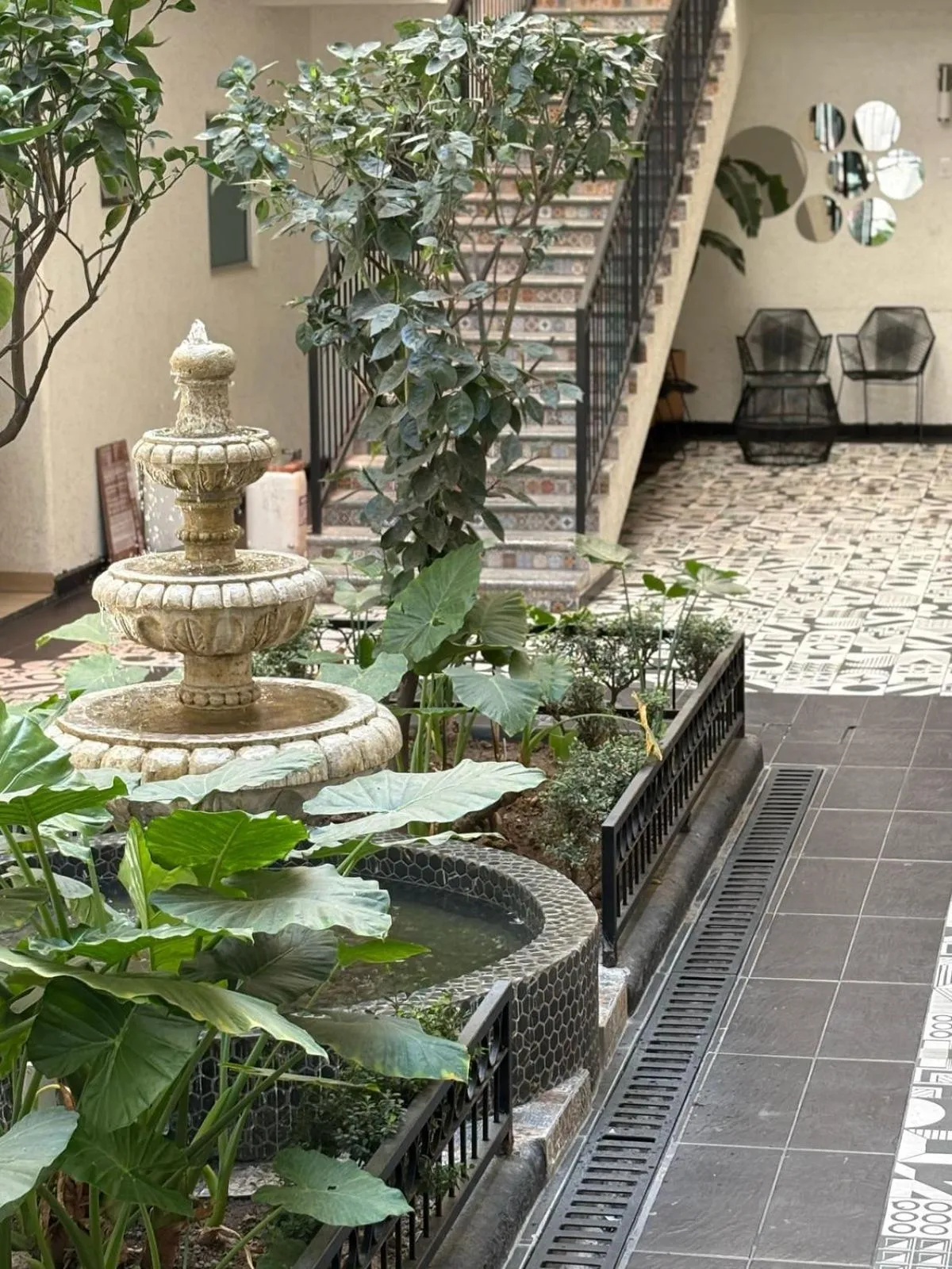 Patio in Hotel Gallo