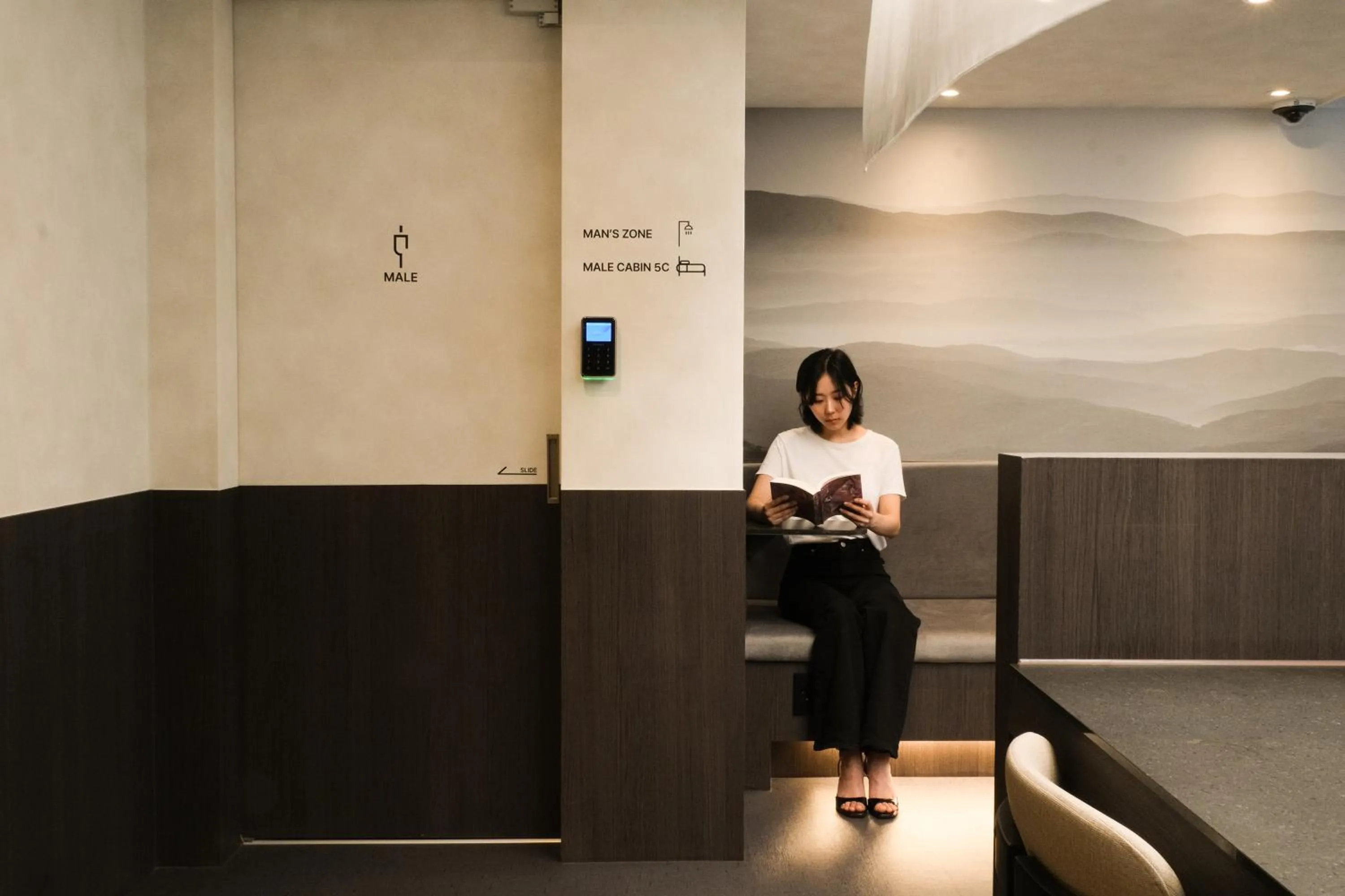 Lobby or reception in GOYOO INN & cabins