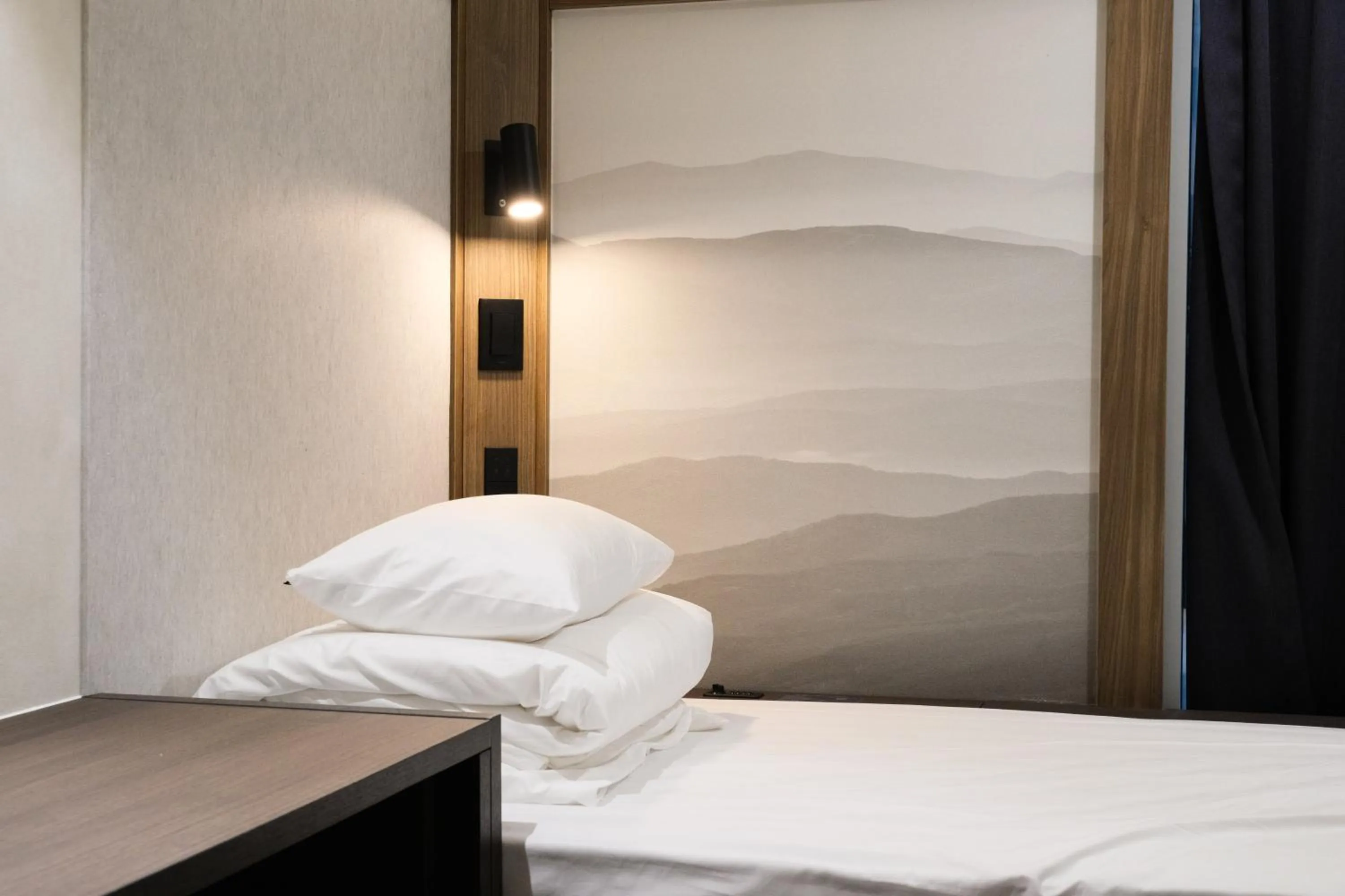 Bed in GOYOO INN & cabins