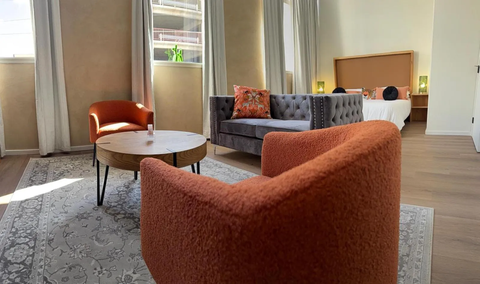 Seating area in Unicorn Zebra