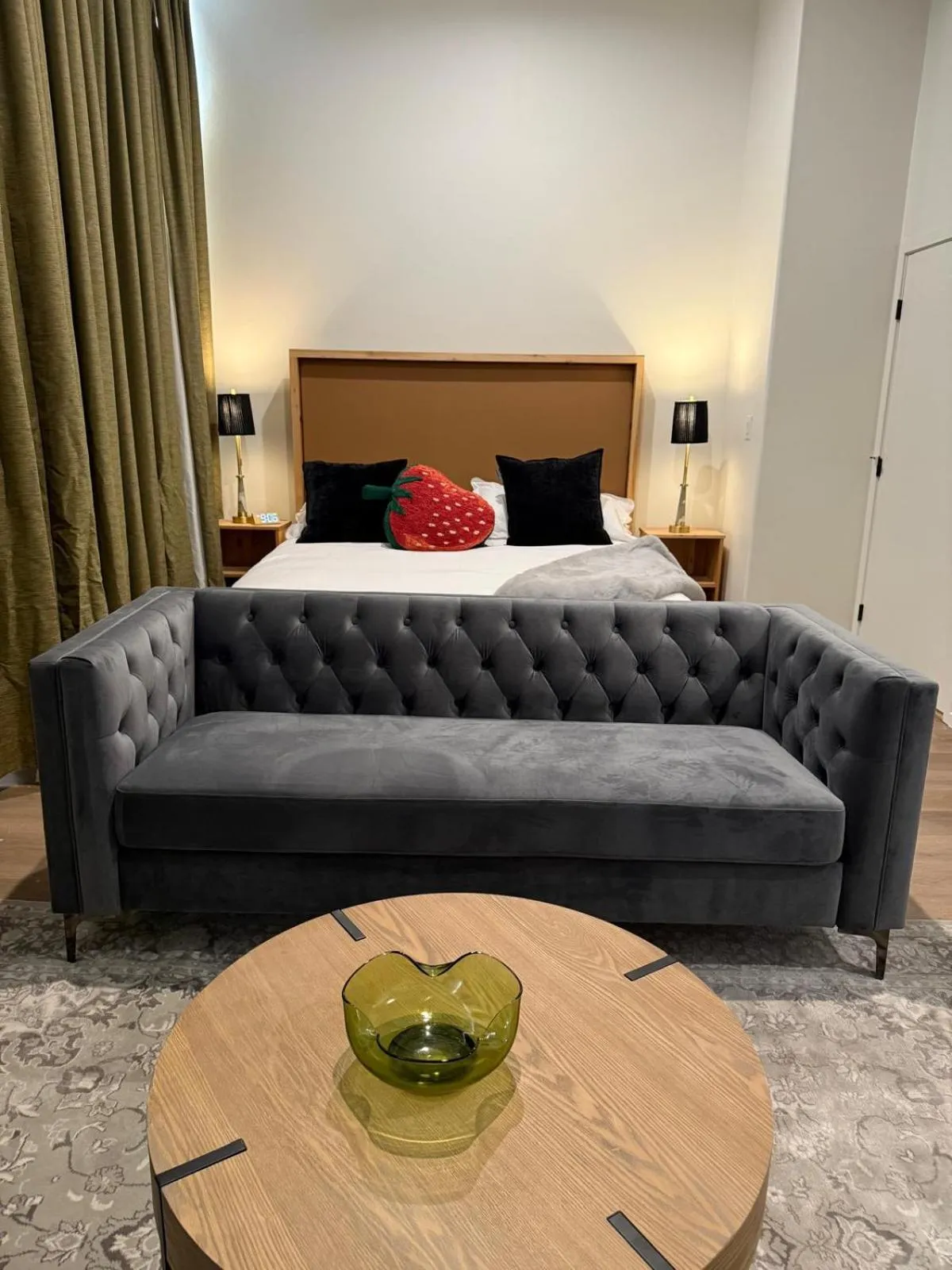 Living room, Bed in Unicorn Zebra