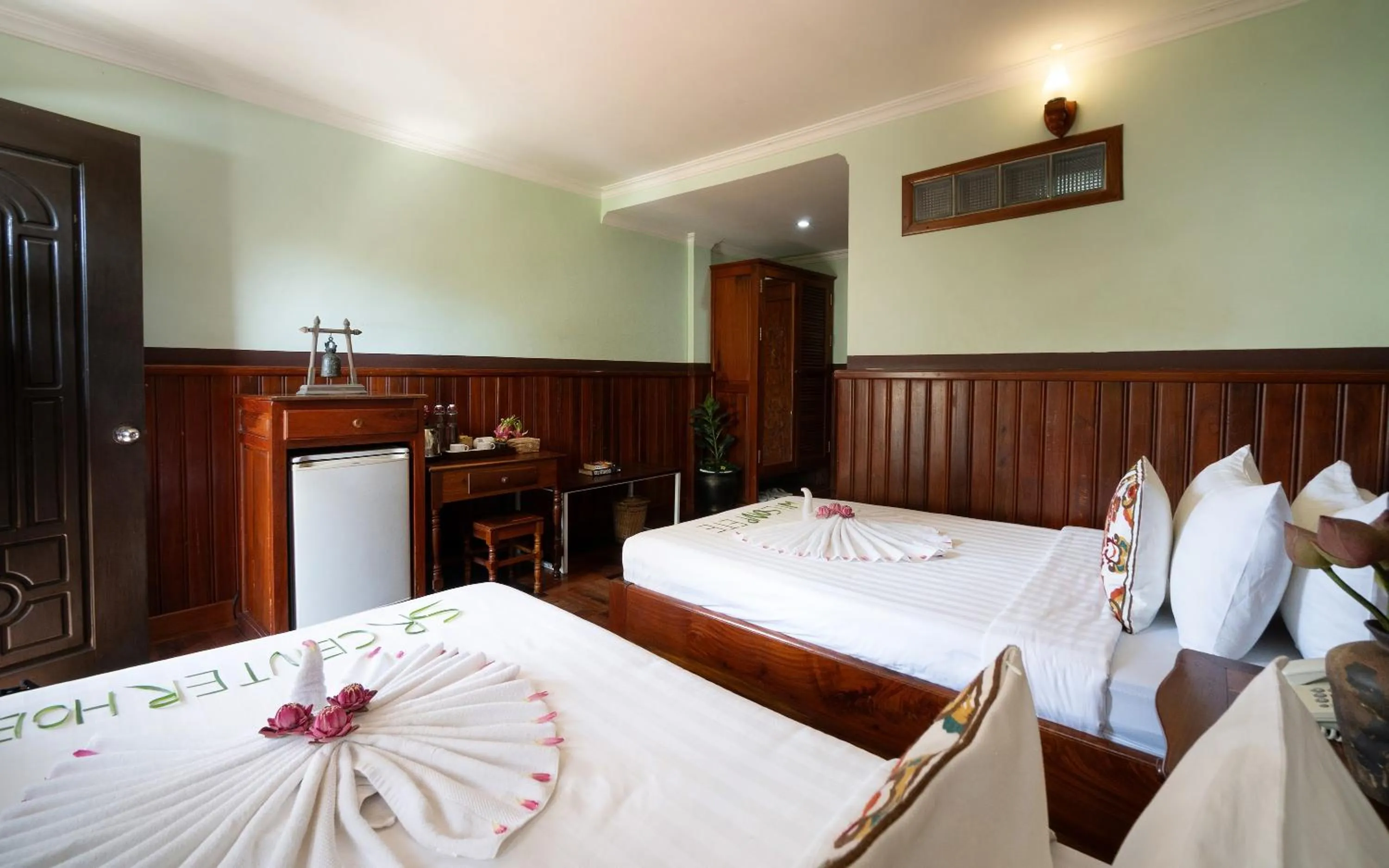 Bed in Siem Reap Center Hotel