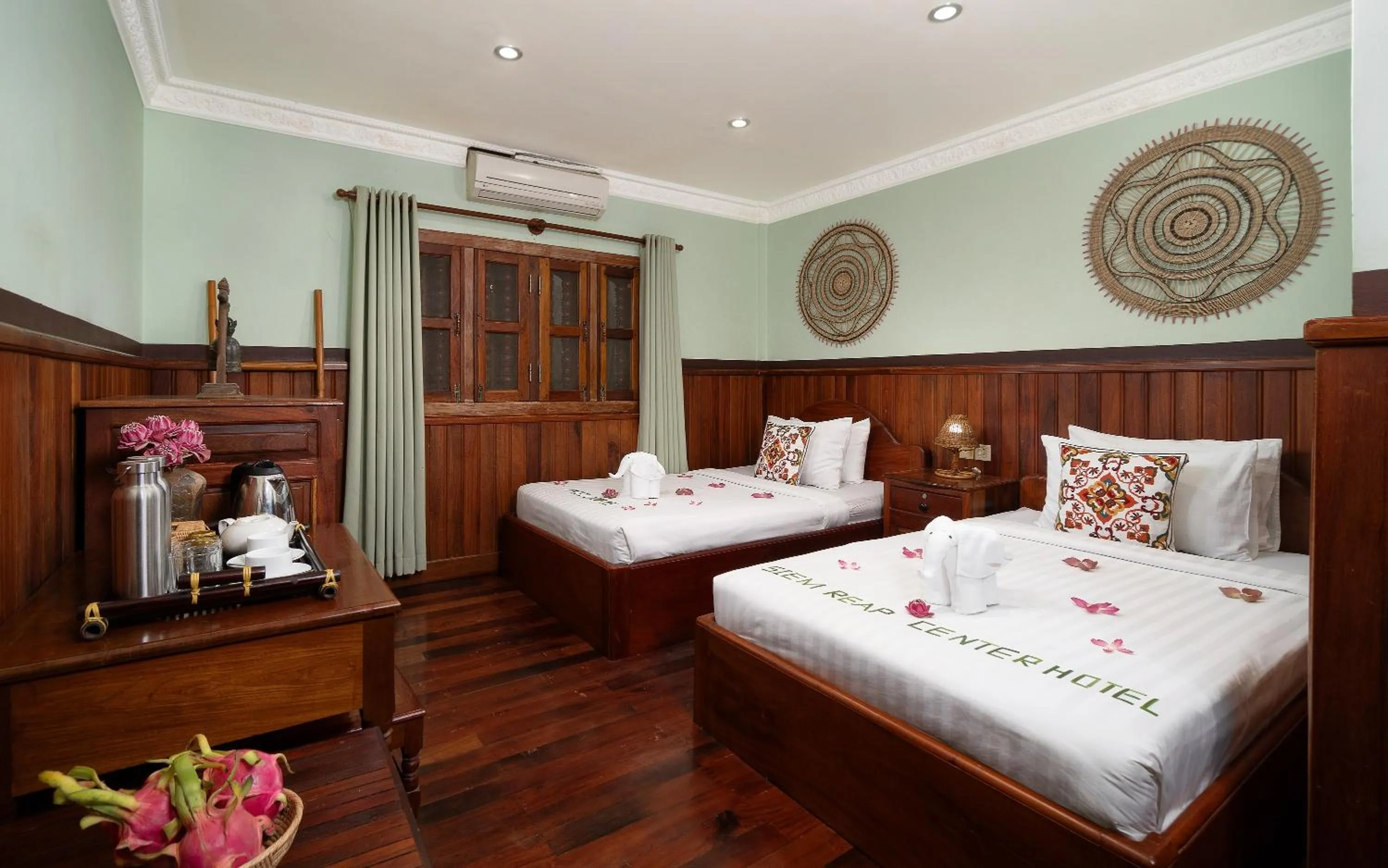 Bed in Siem Reap Center Hotel