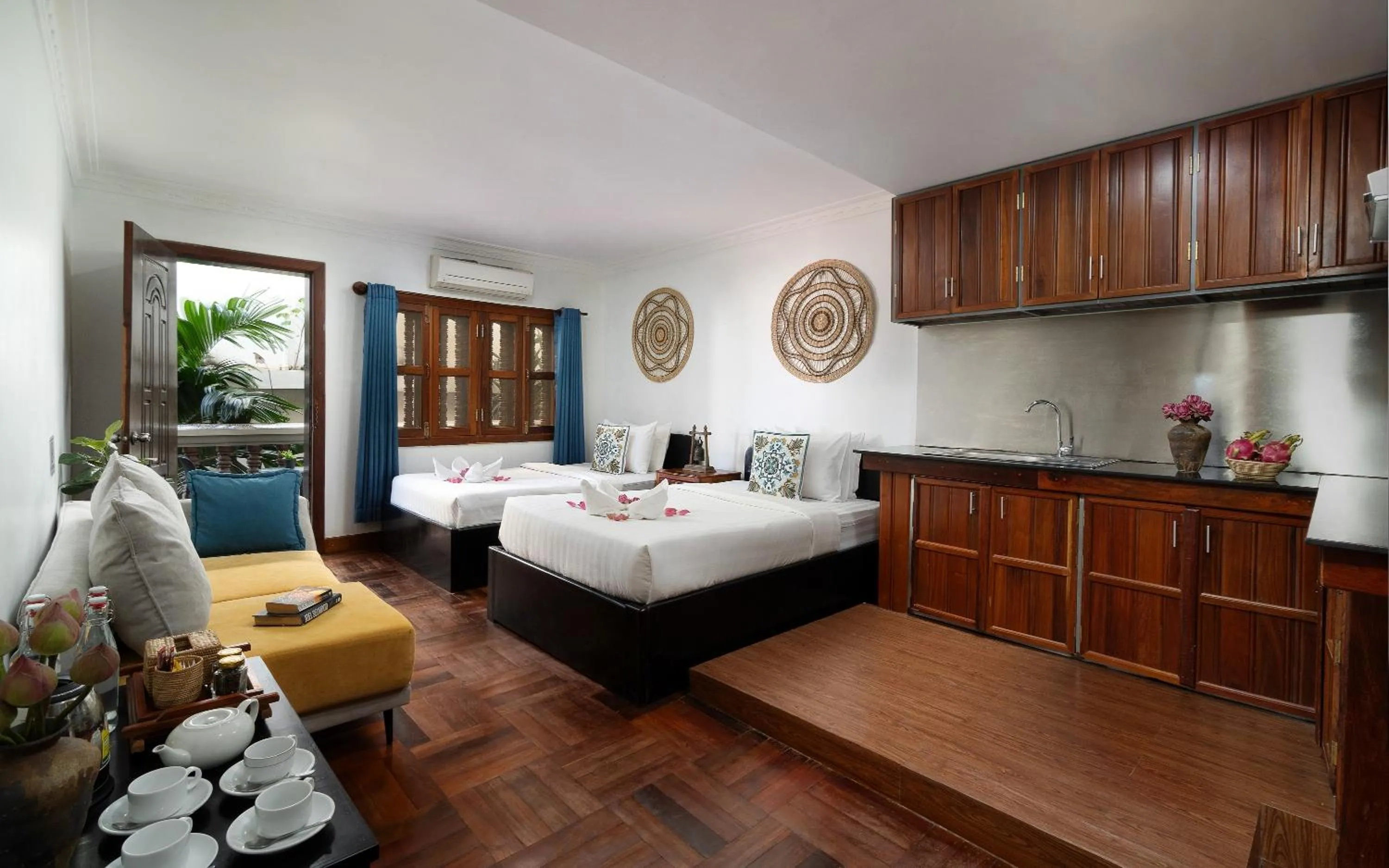 Bed in Siem Reap Center Hotel