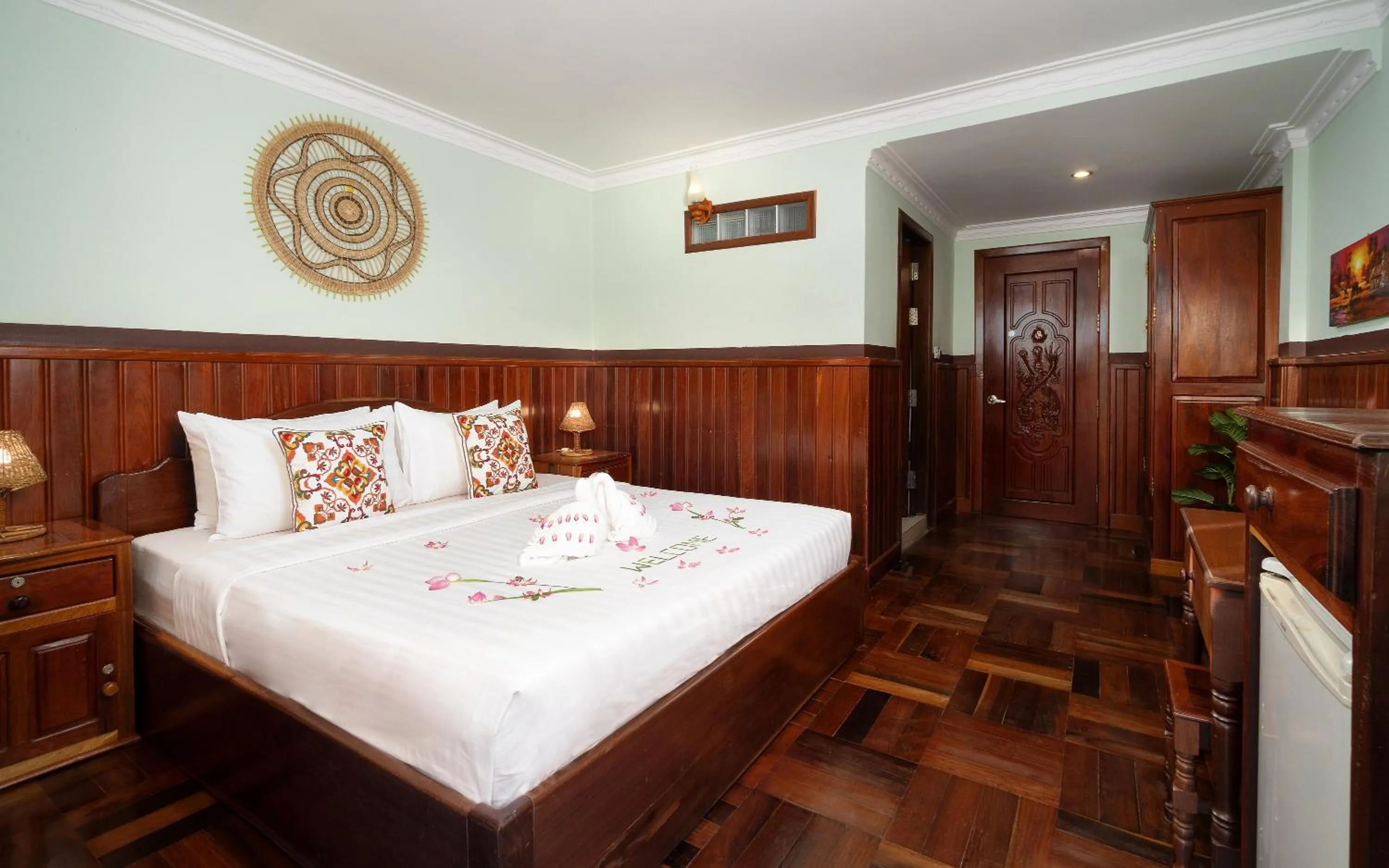 Bed in Siem Reap Center Hotel