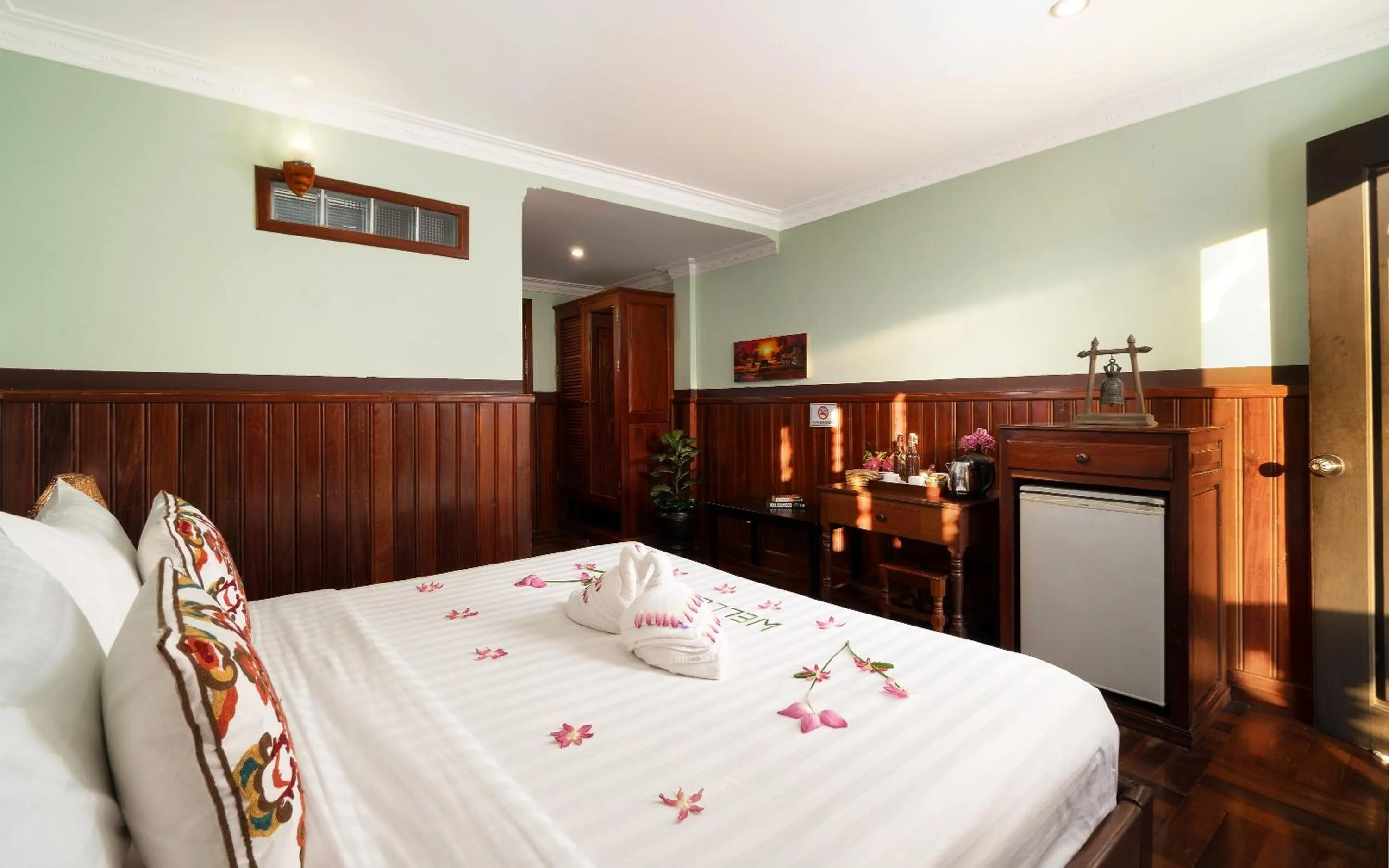 Bed in Siem Reap Center Hotel