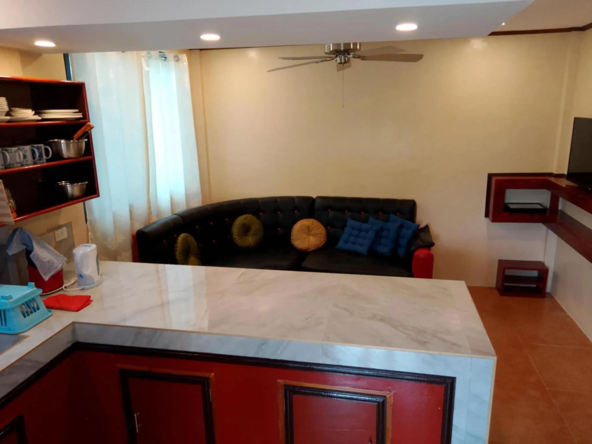 Living room in Siargao Sunset Bay Beach Villas