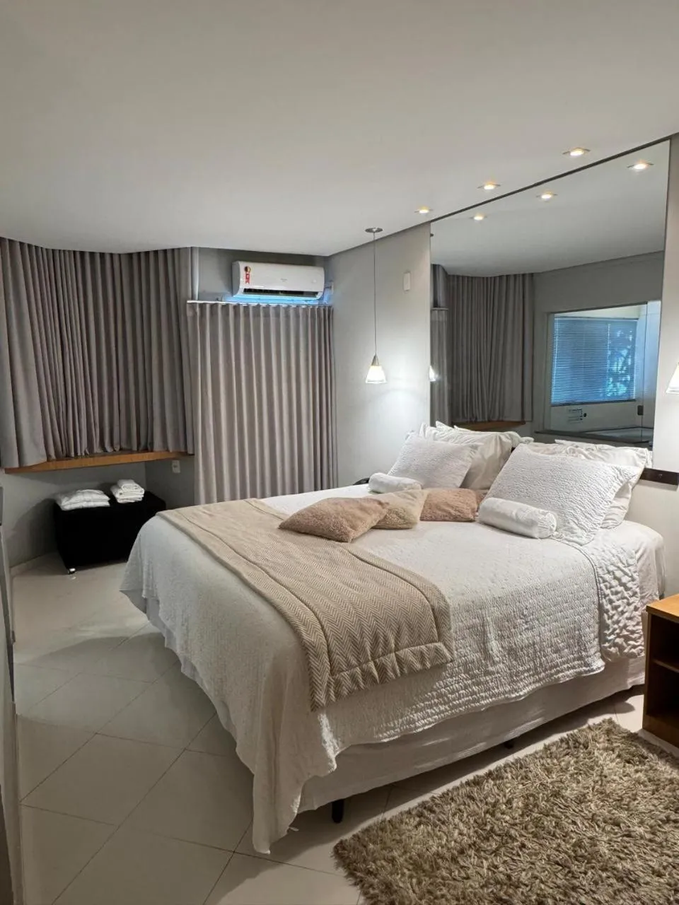 Bed in Ouro Cerrado Palace Hotel