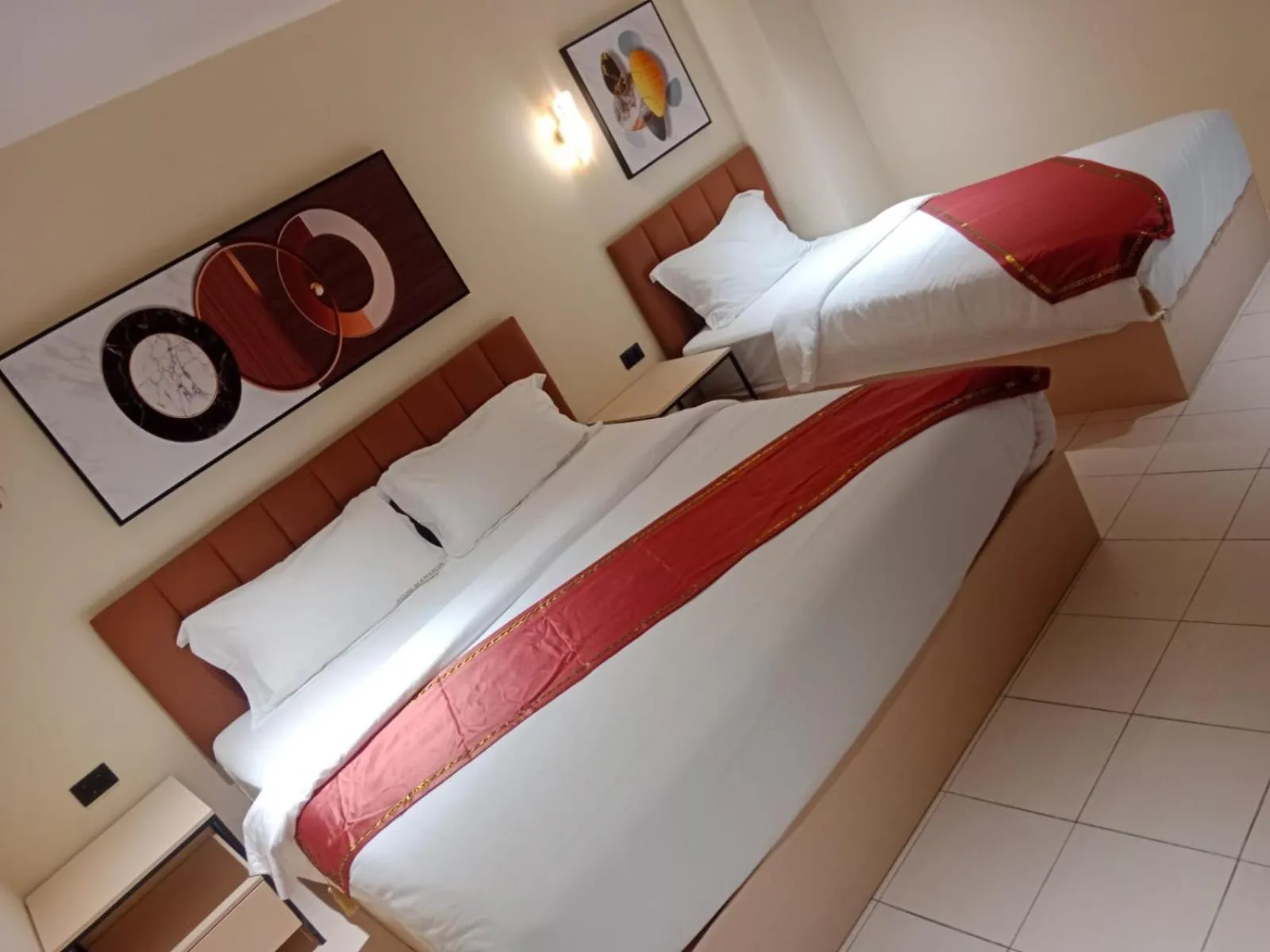 Bed in Hotel Soni Mansion Pratunam