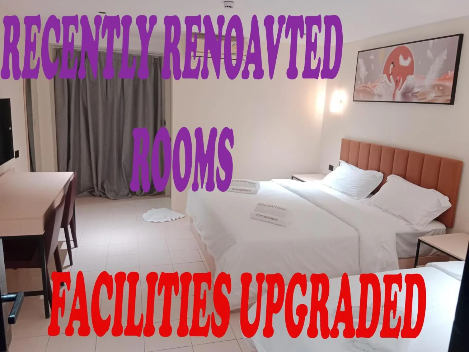 Bedroom, Bed in Hotel Soni Mansion Pratunam