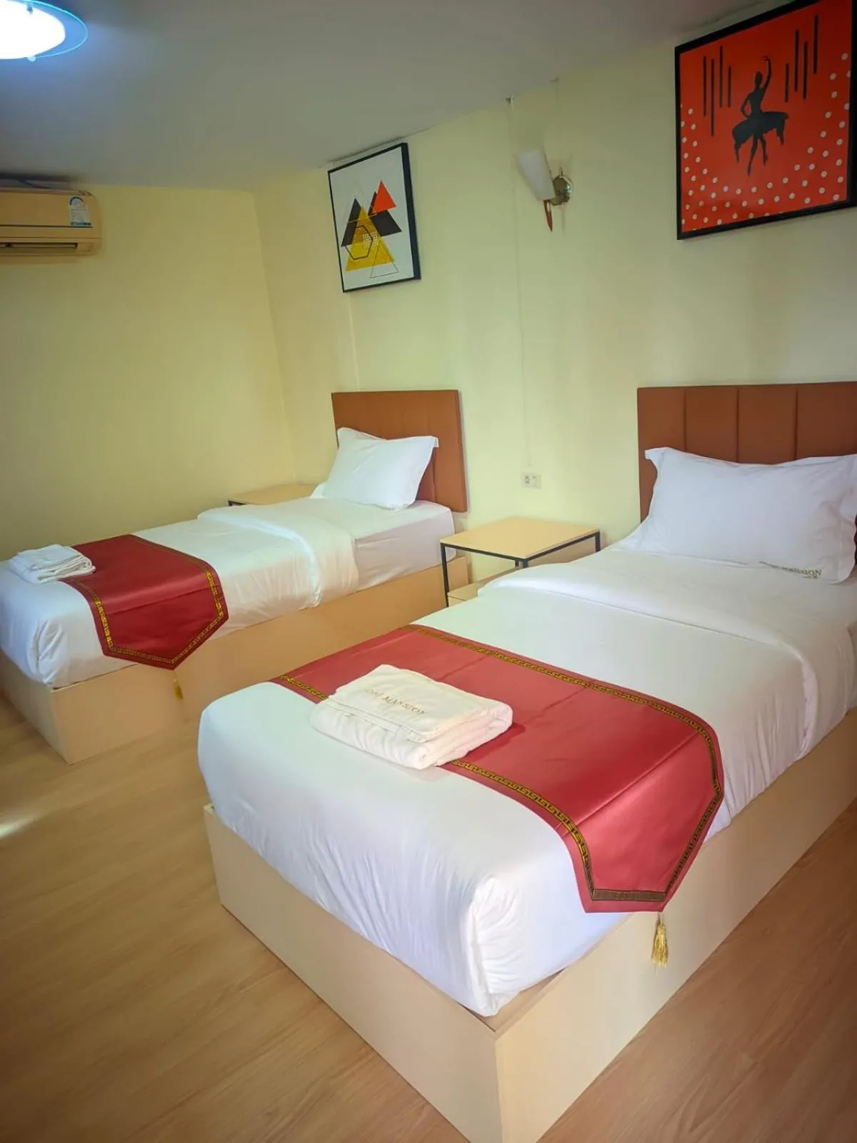 Bed in Hotel Soni Mansion Pratunam