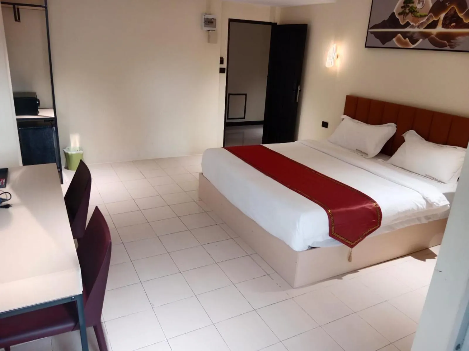 Bed in Hotel Soni Mansion Pratunam