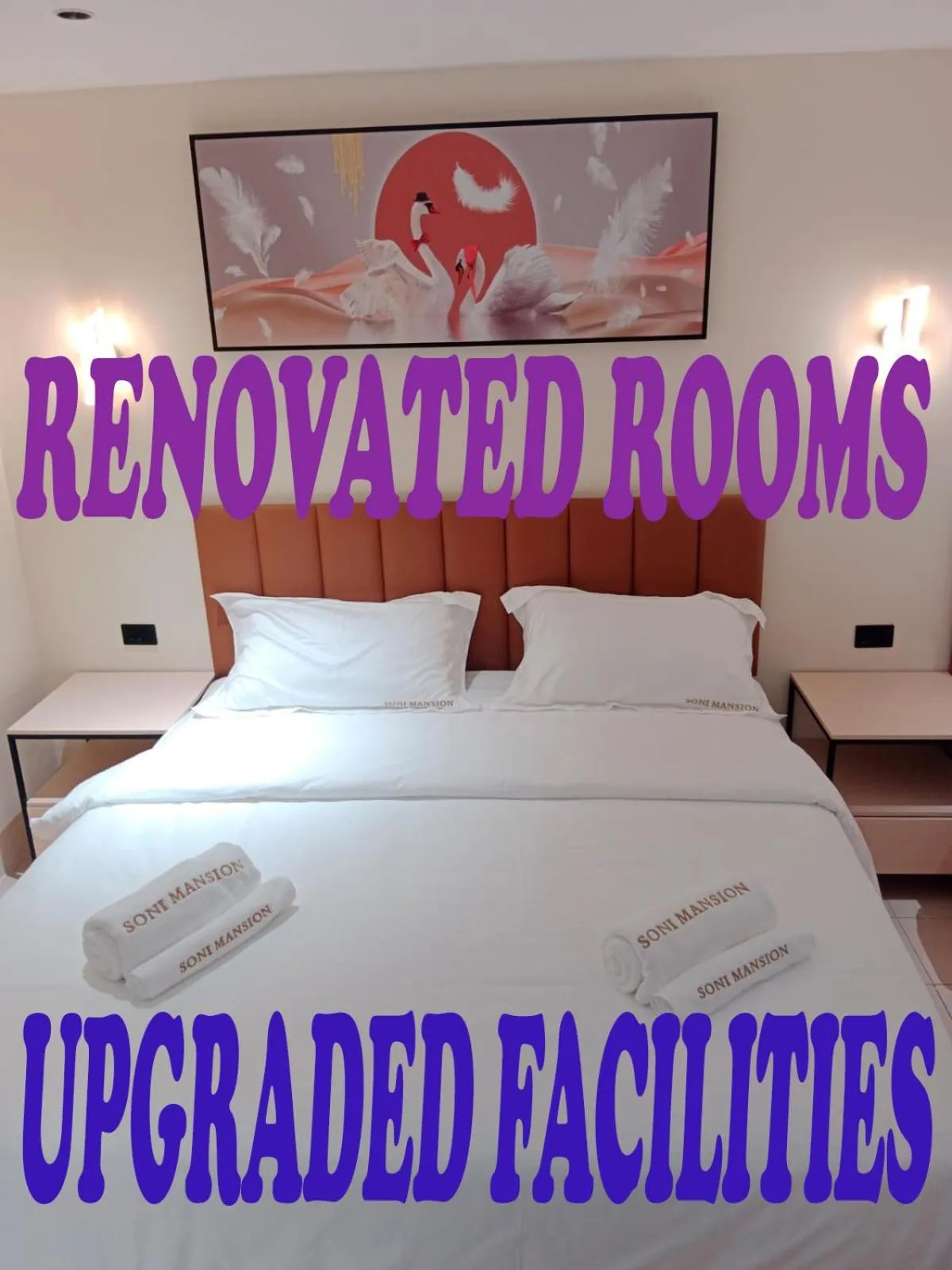 Bed in Hotel Soni Mansion Pratunam