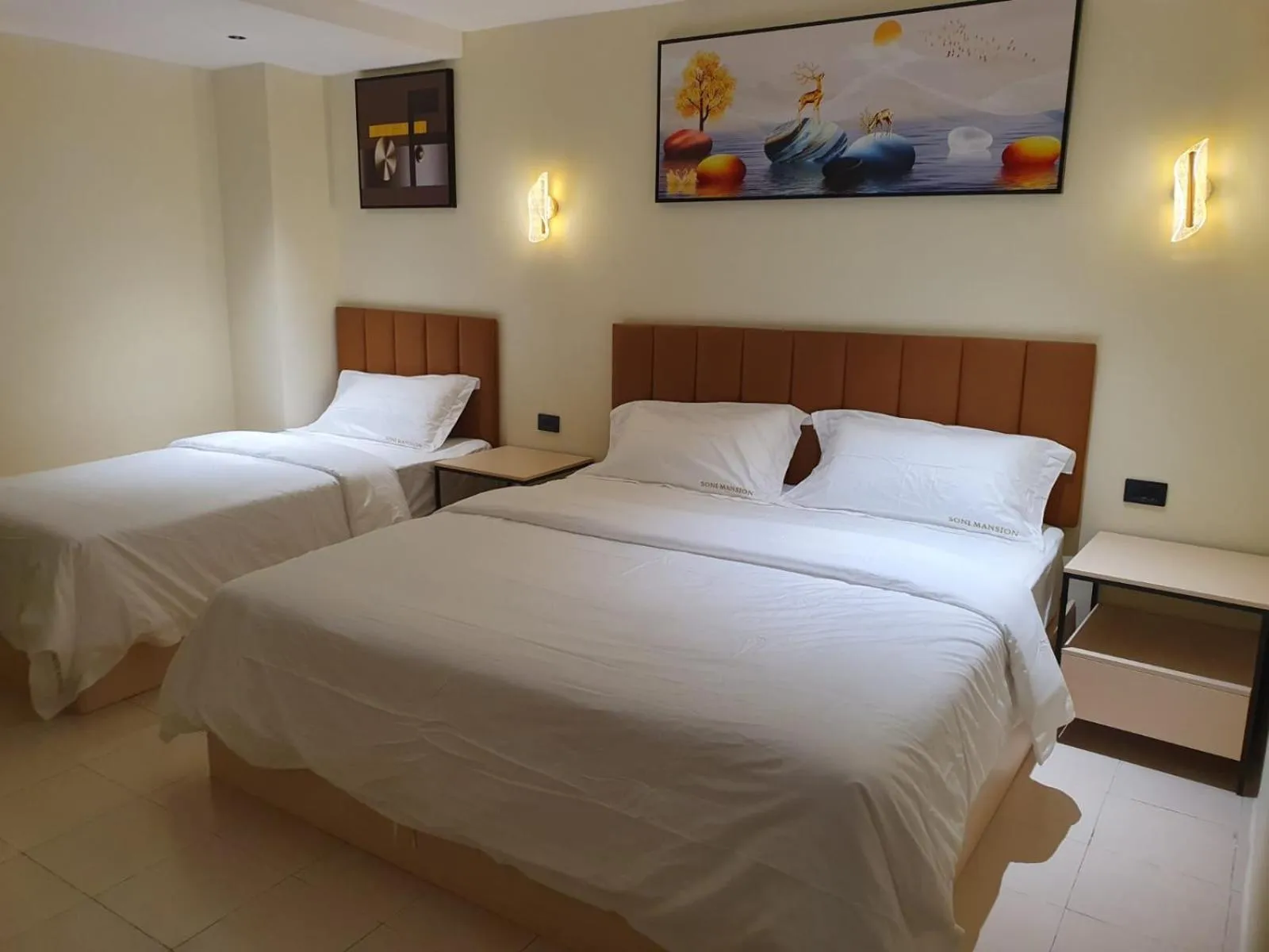 Bedroom, Bed in Hotel Soni Mansion Pratunam