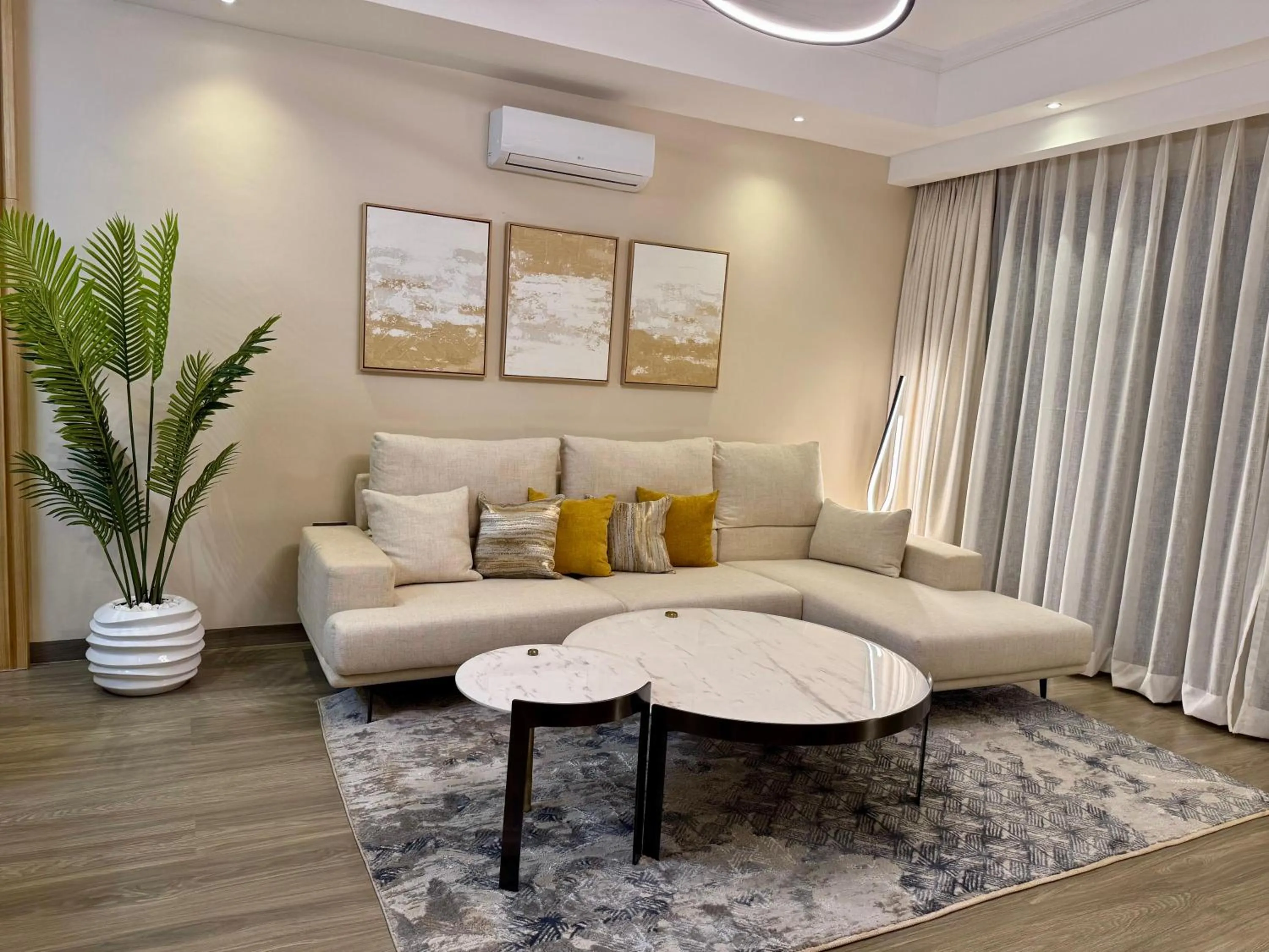 Seating area in Abrish Hotel and Apartment