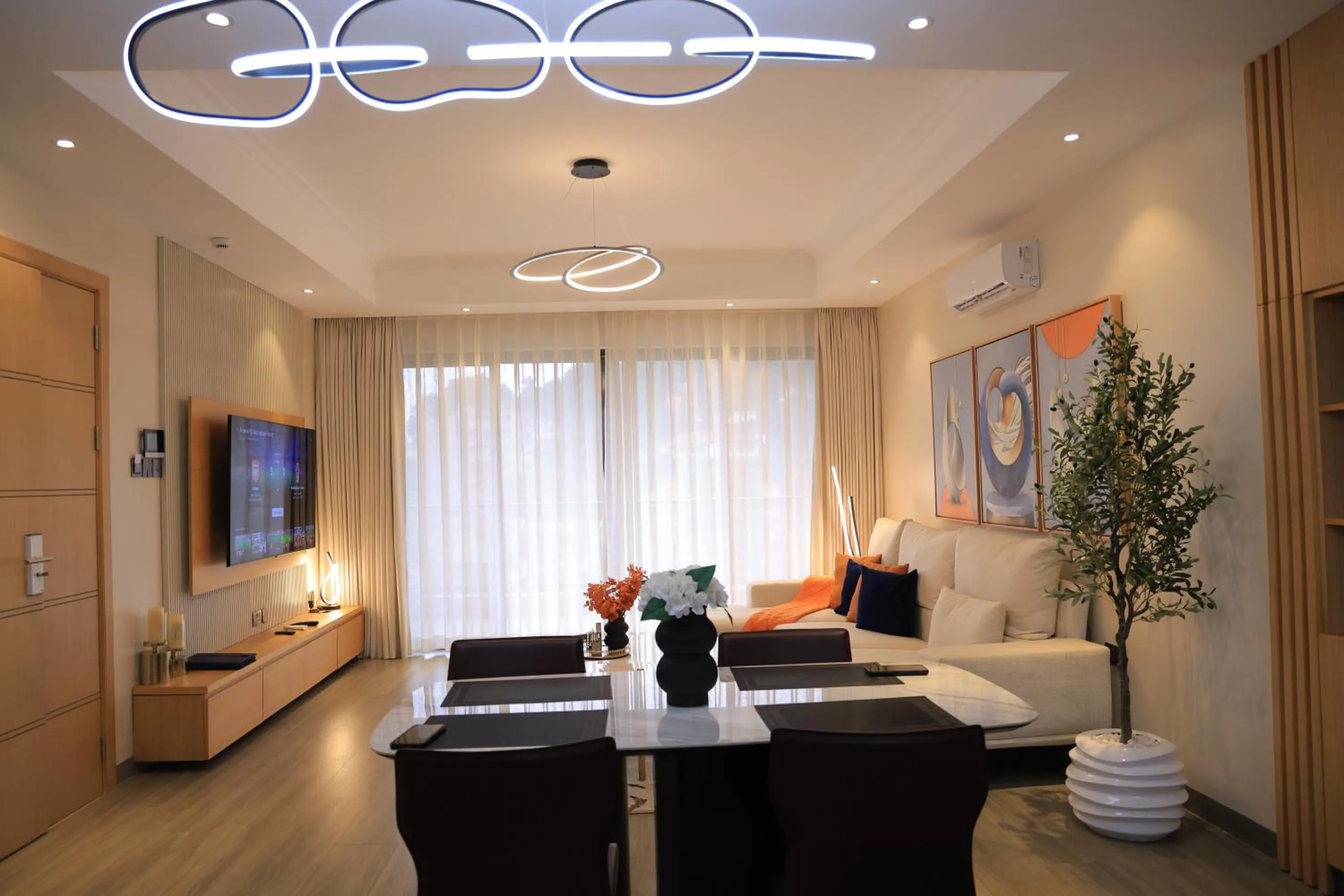 TV and multimedia in Abrish Hotel and Apartment