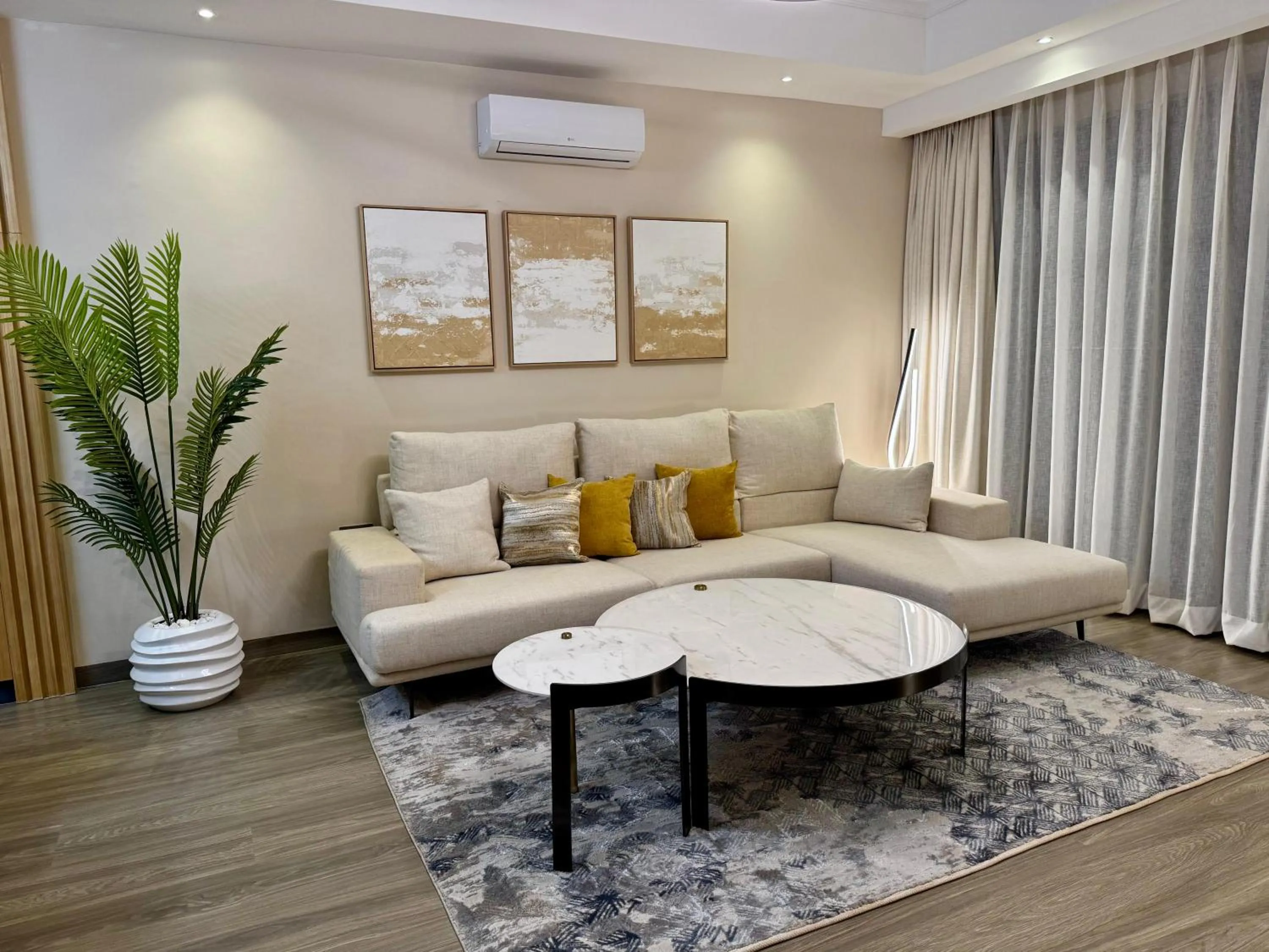 Seating area in Abrish Hotel and Apartment