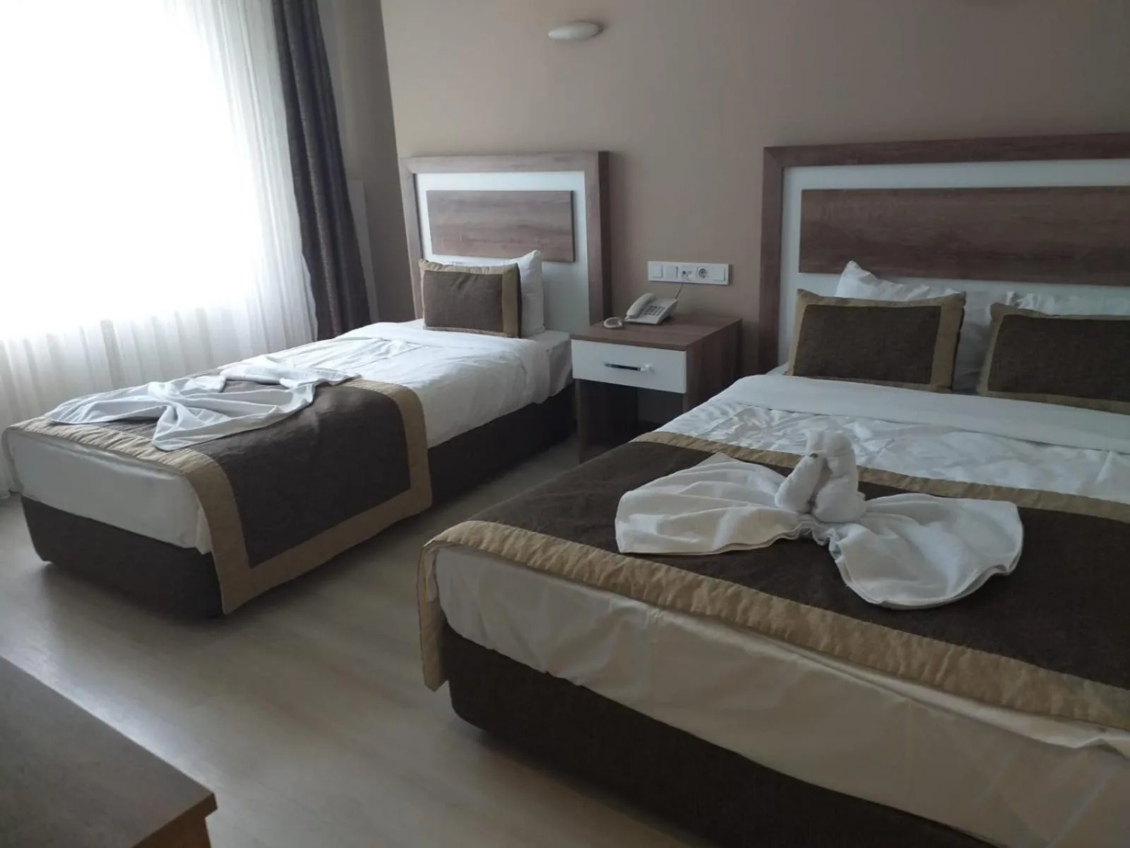 Photo of the whole room, Bed in Dempa Hotel